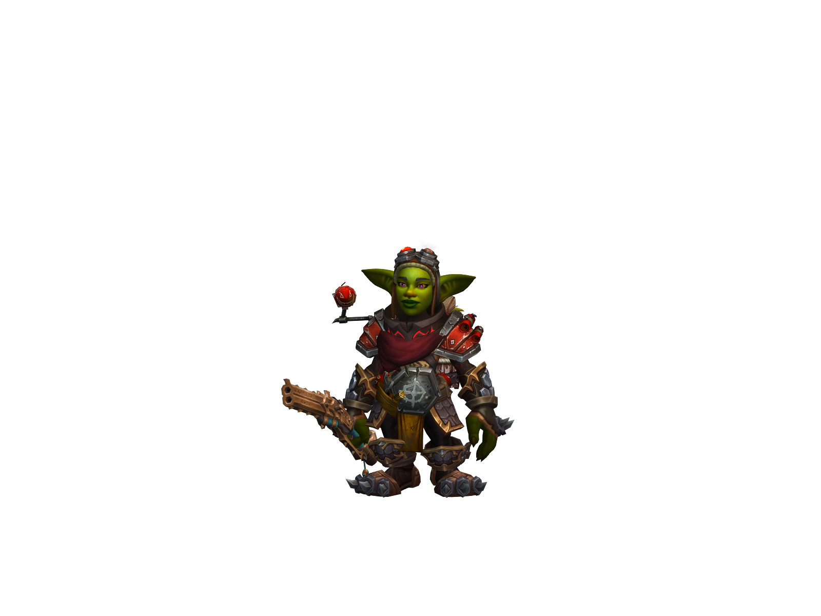 Pilløwbutt 3D character render