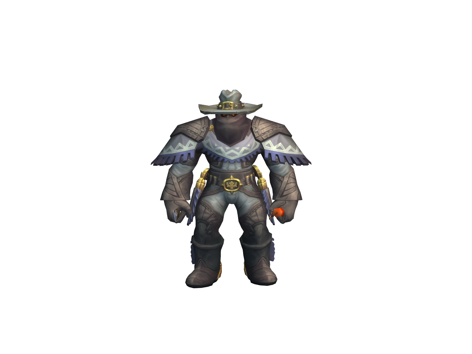 Holygrunt 3D character render
