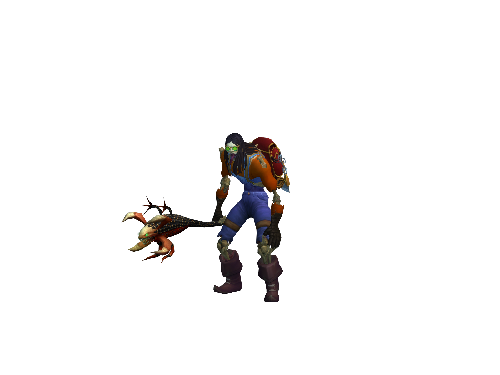 Gnicecorpse 3D character render