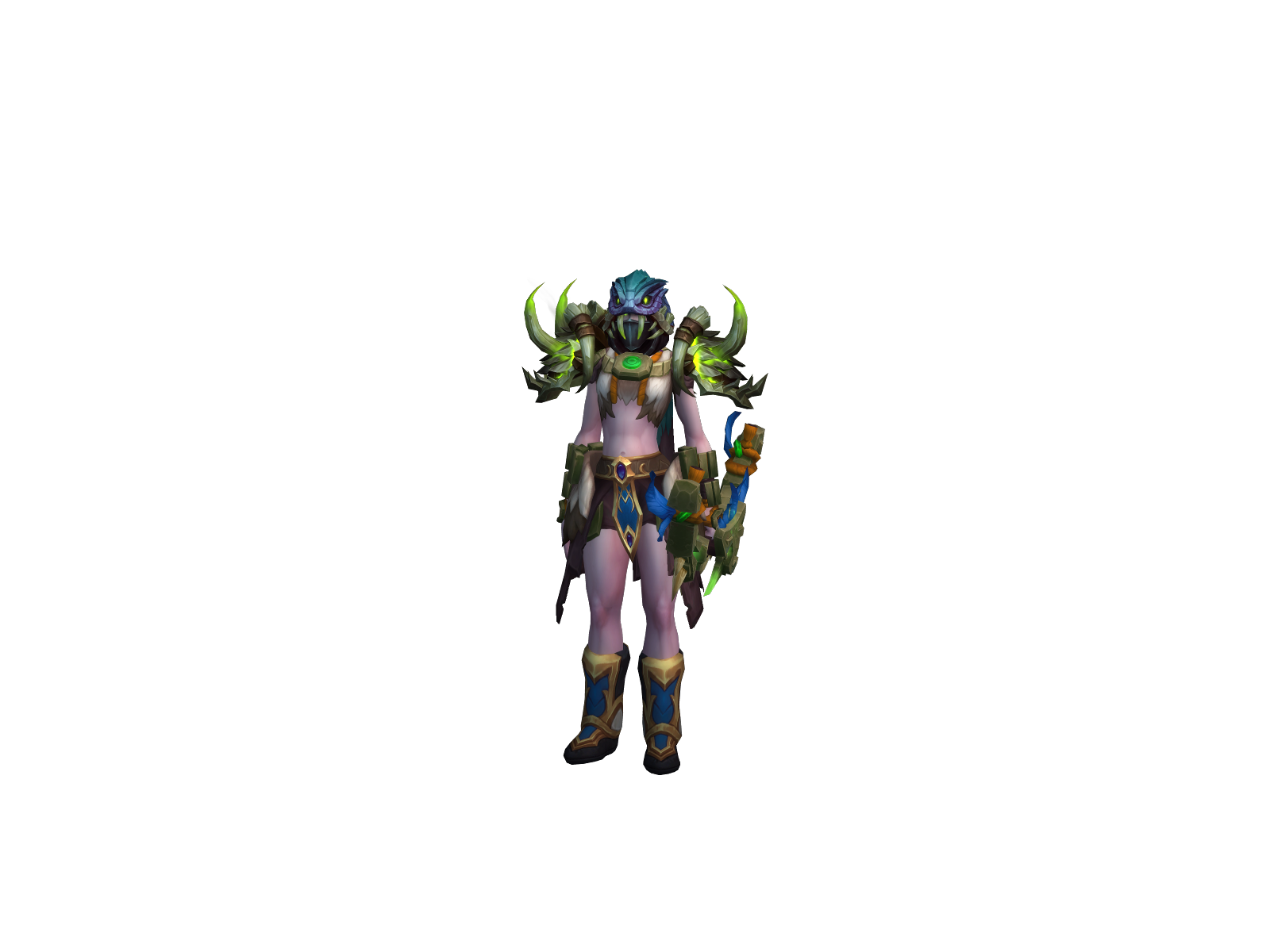 Blzinbcherb 3D character render