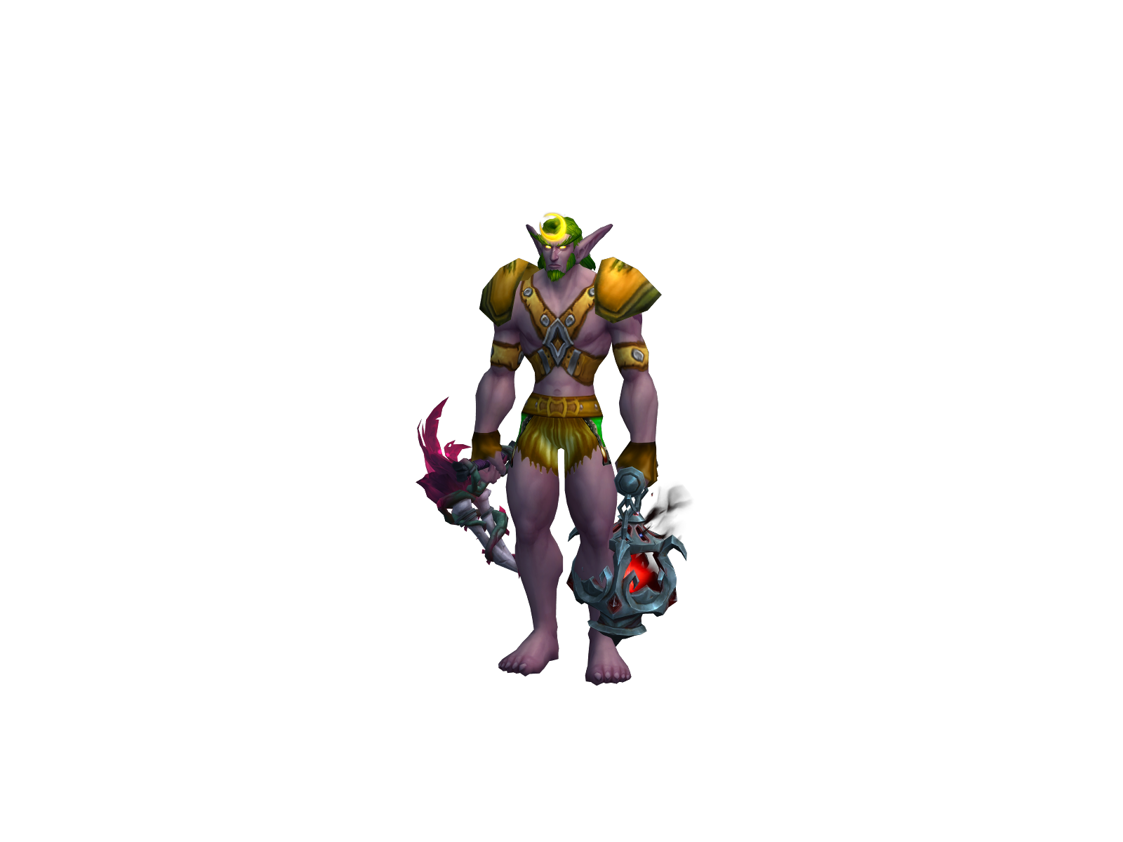 Ackban 3D character render