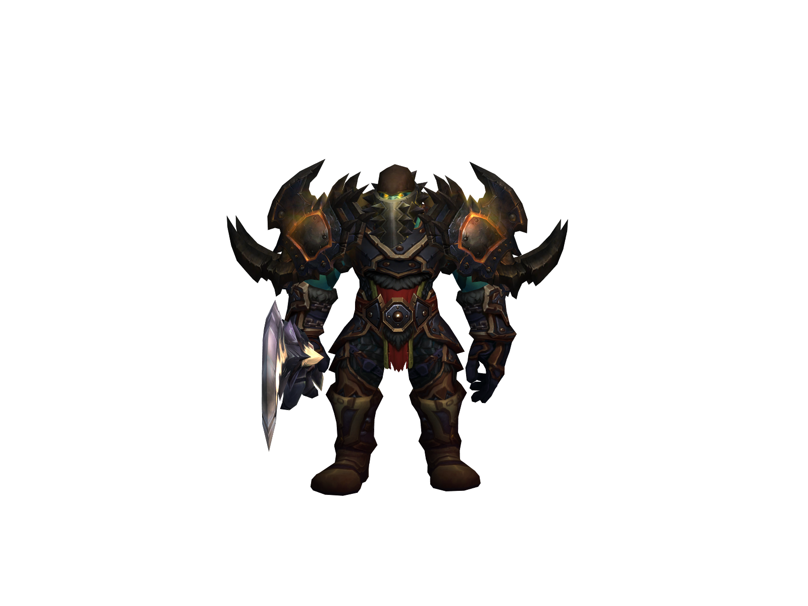 Paven 3D character render