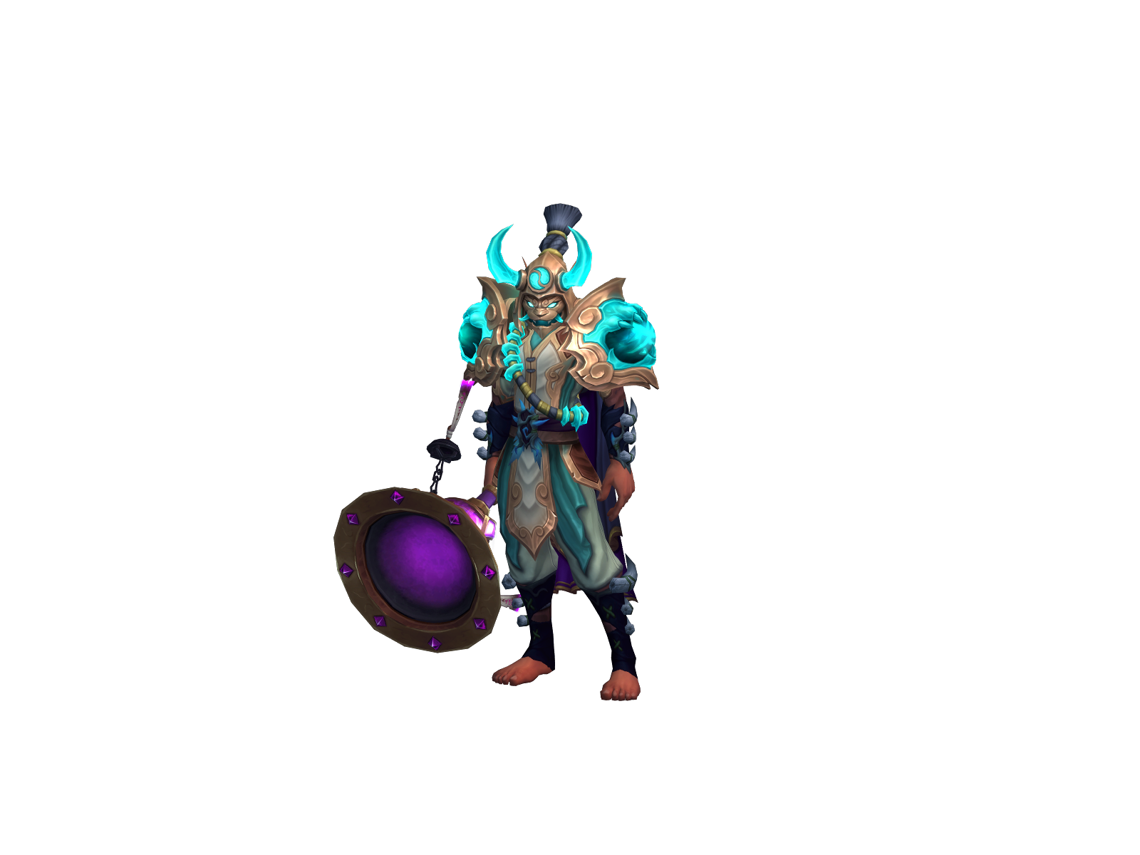 Melánie 3D character render