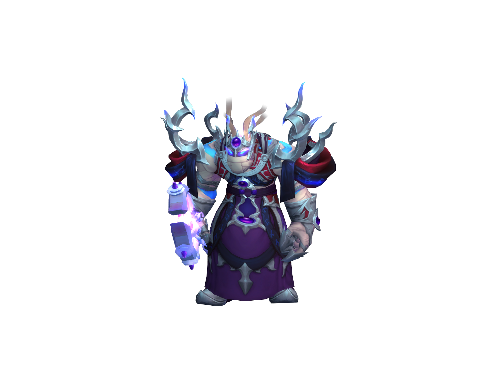 Flameball 3D character render
