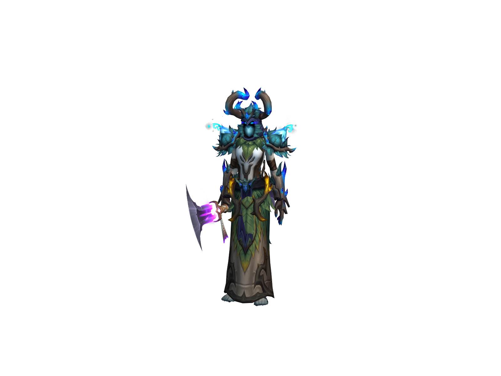 Turel 3D character render