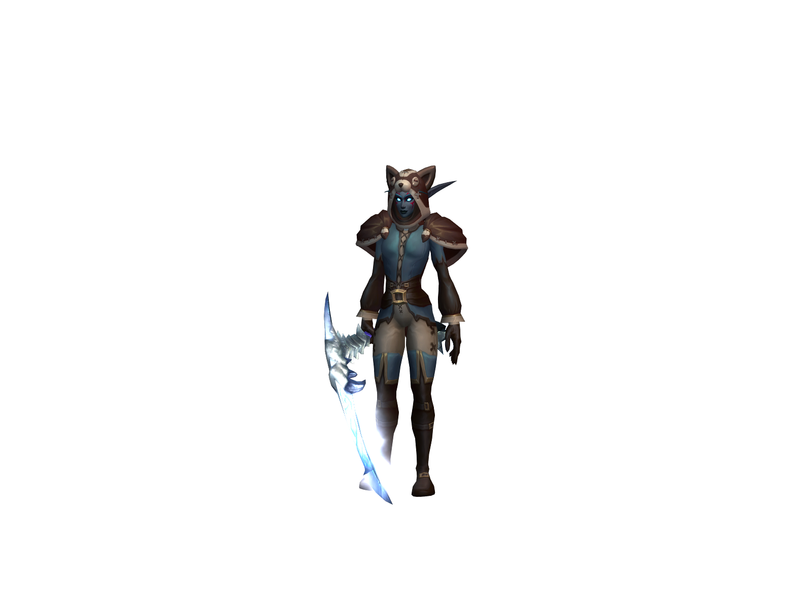 Vickier 3D character render