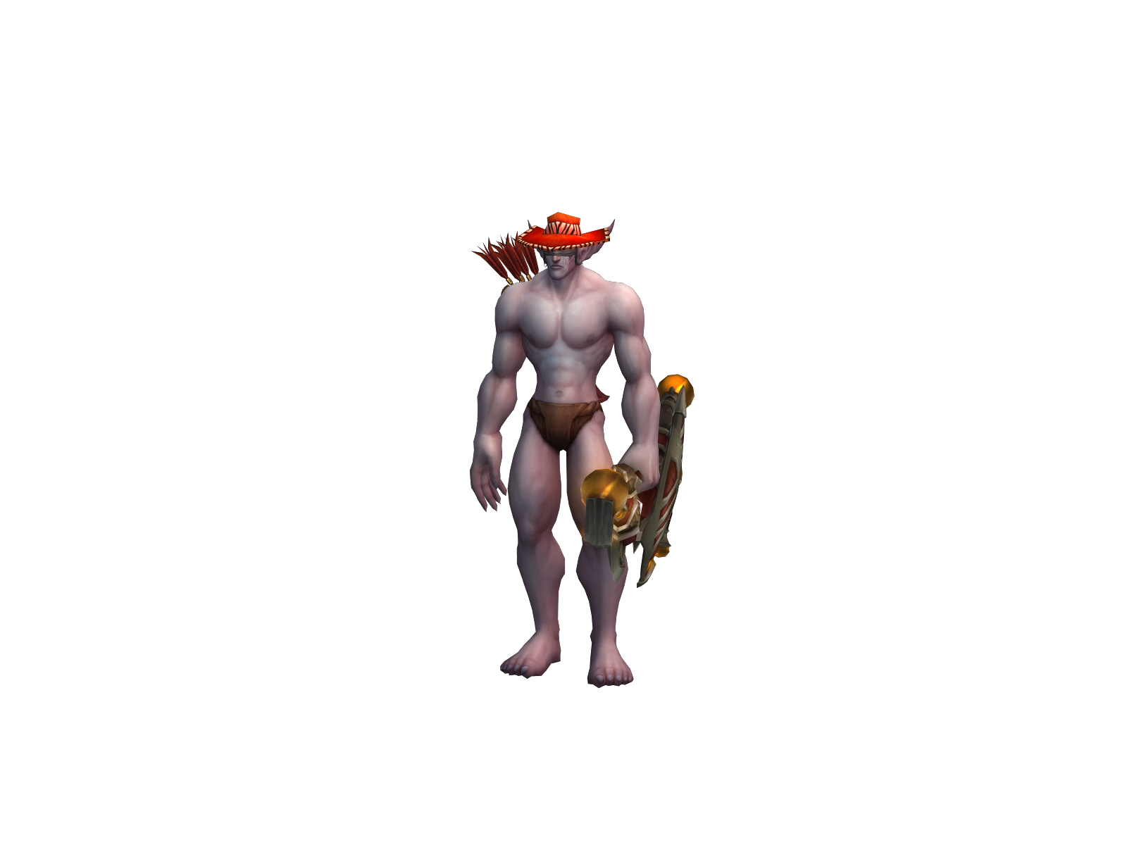 Calebcaution 3D character render