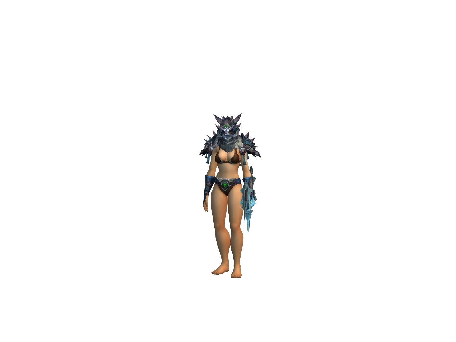 Mila 3D character render