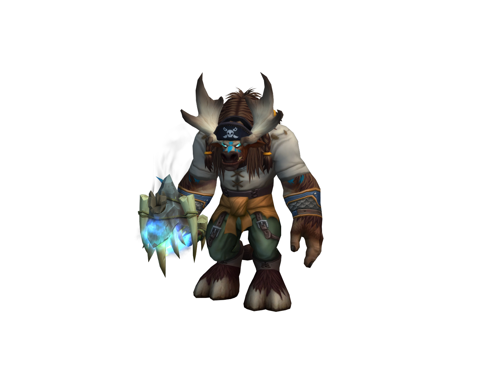 Deathwife 3D character render