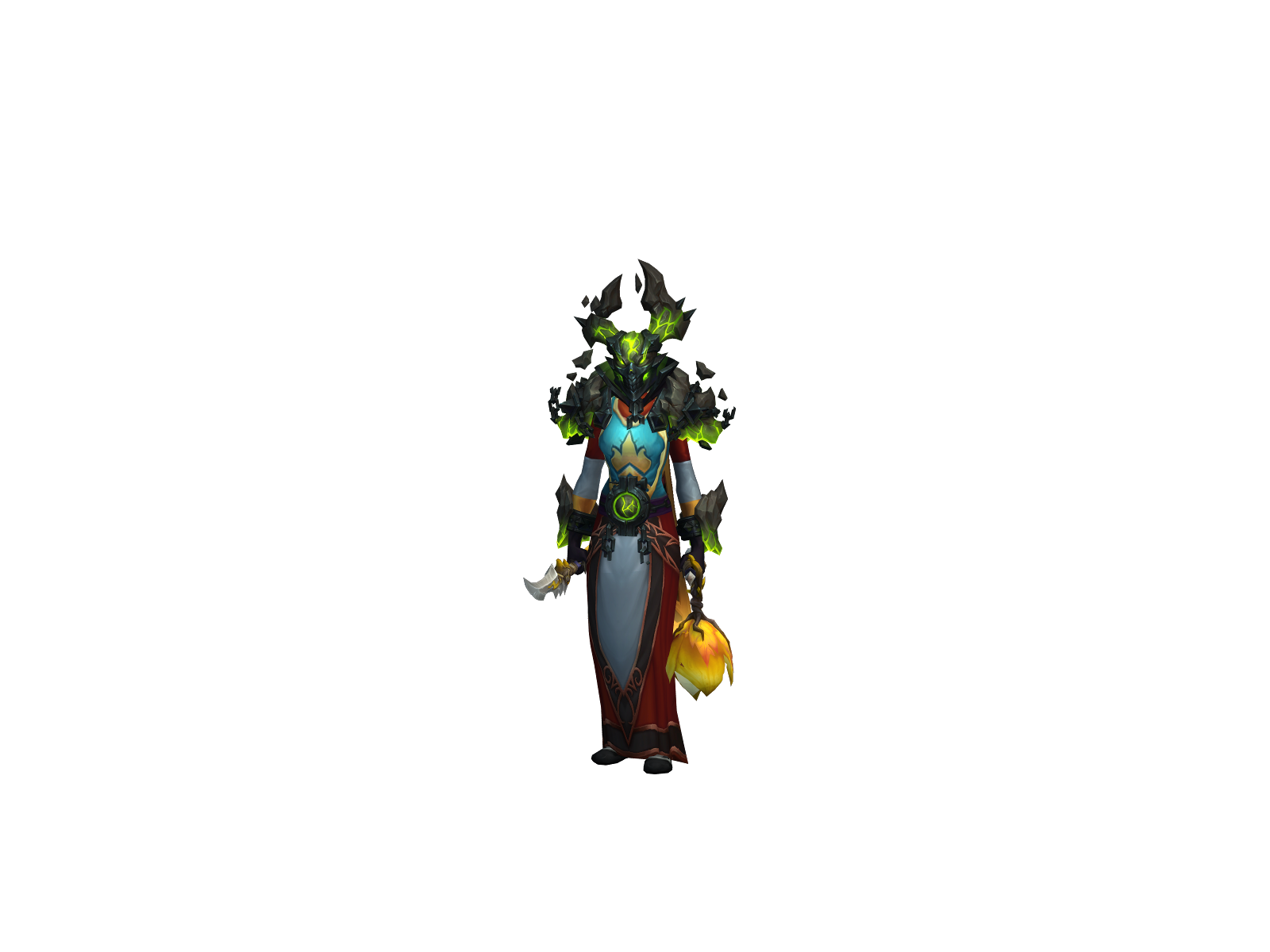 Samurgh 3D character render