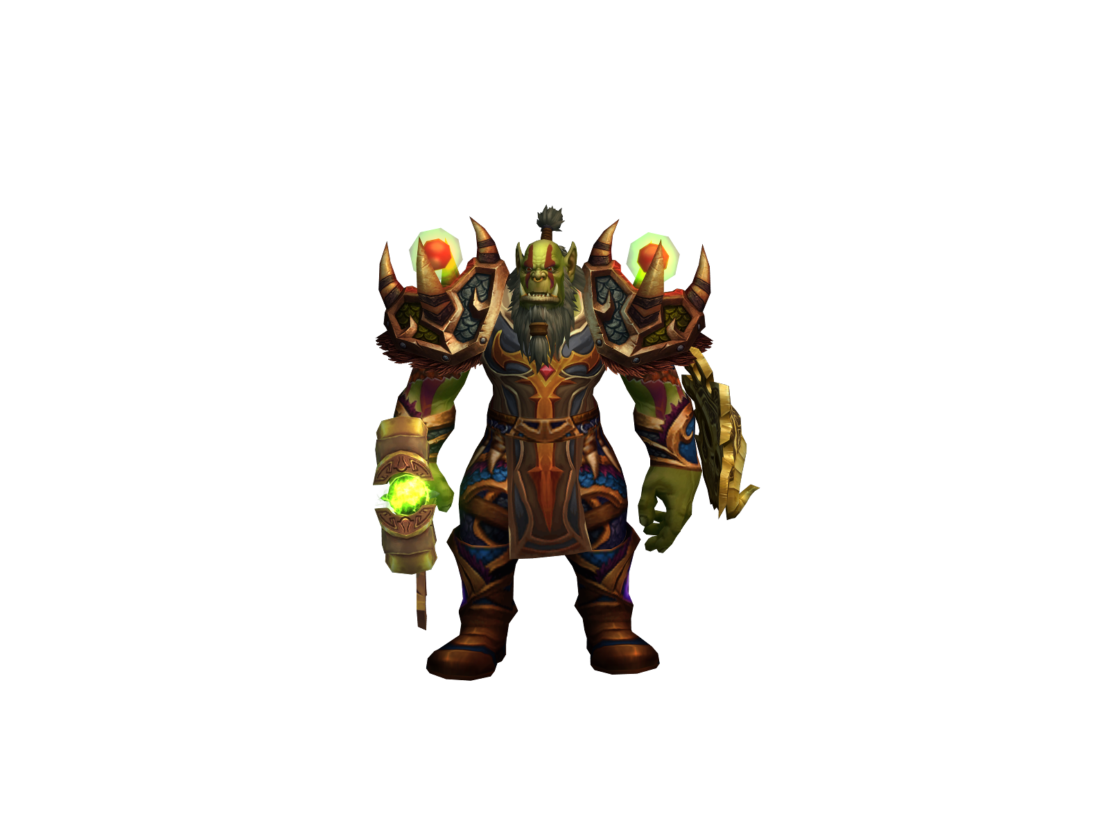 Arahonos 3D character render