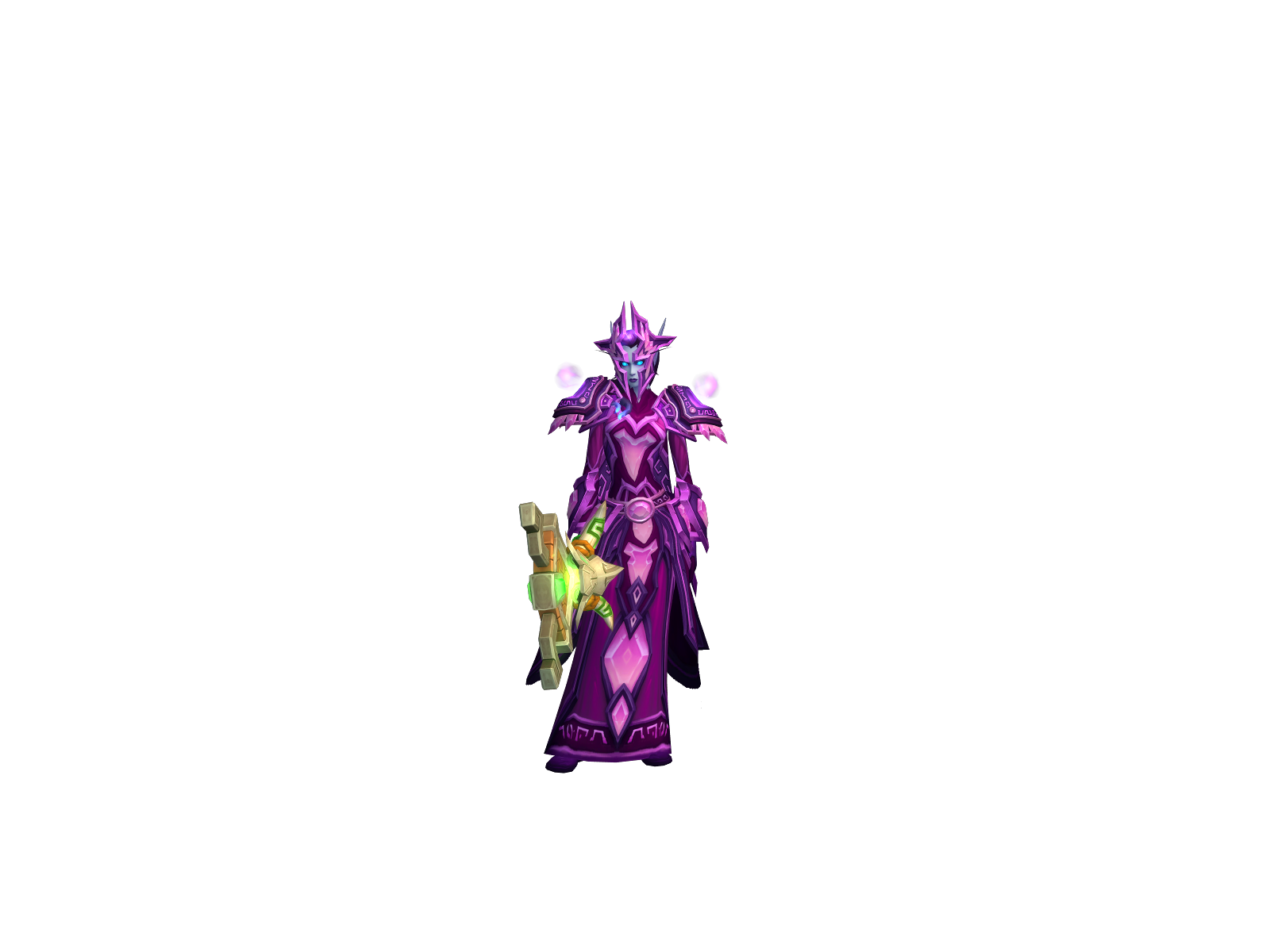 Hlack 3D character render