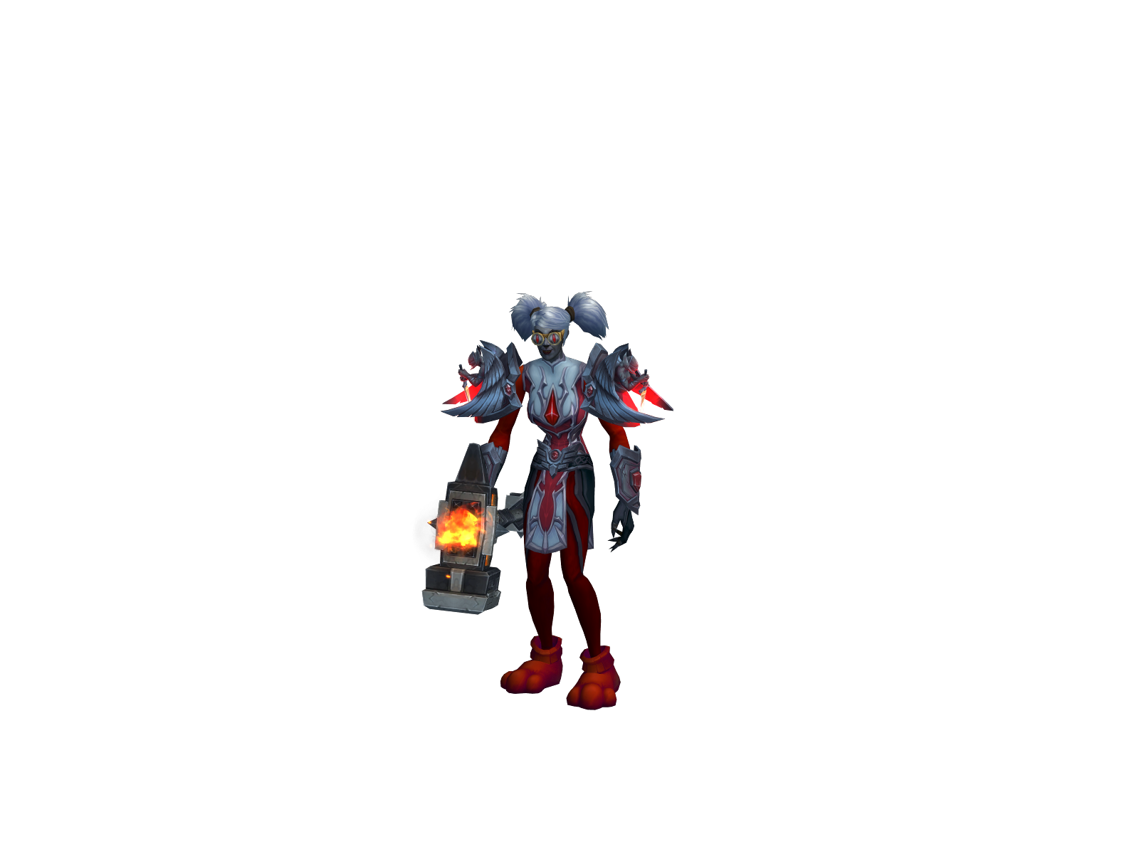 Roliviane 3D character render