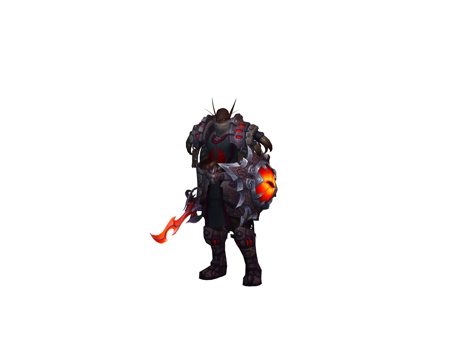 Mikeawk 3D character render