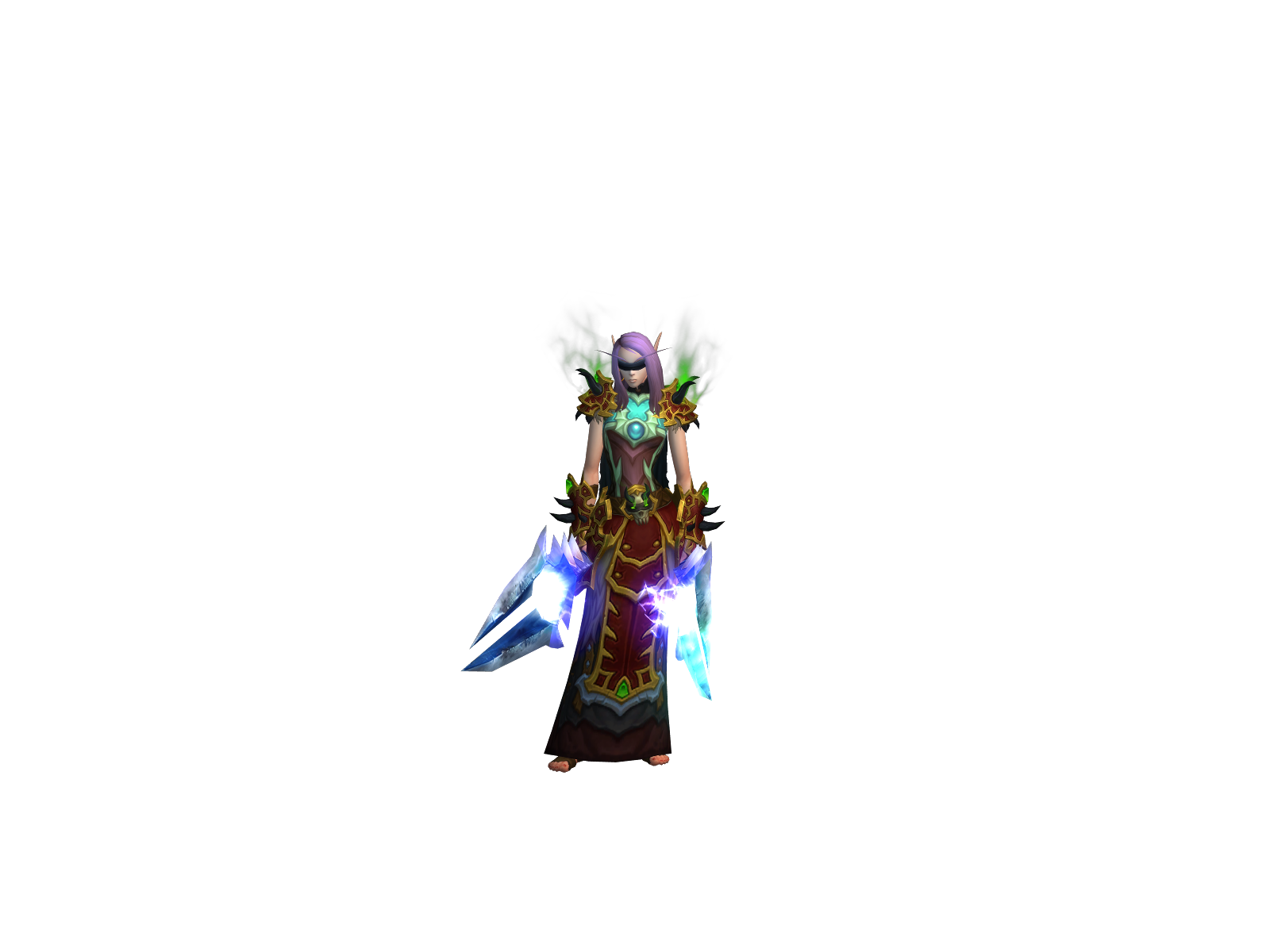 Veilcide 3D character render