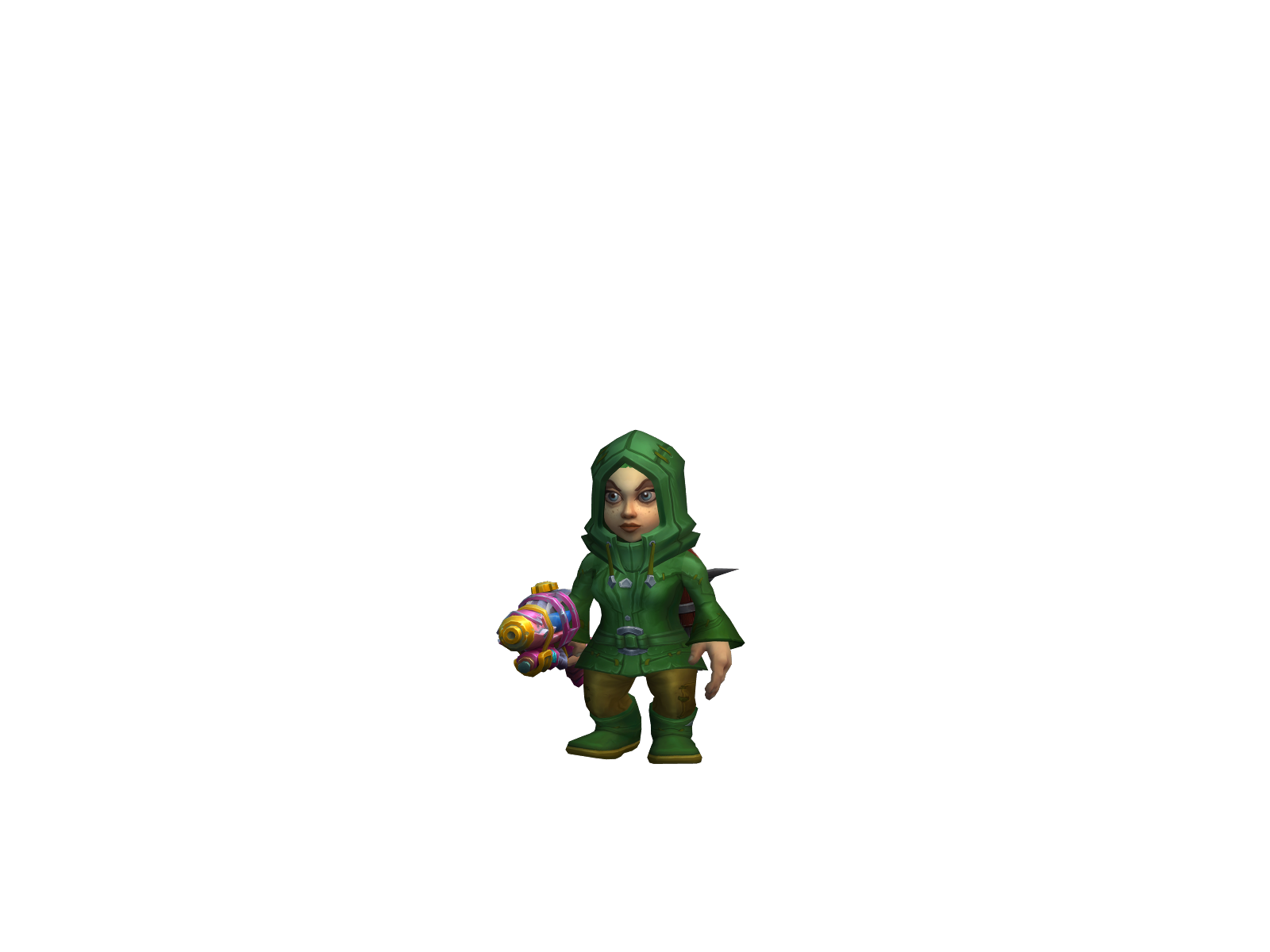Superdorai 3D character render