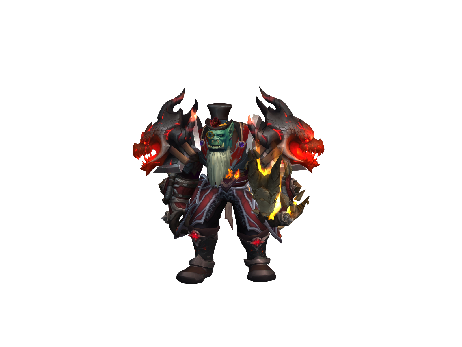 Draxouss 3D character render