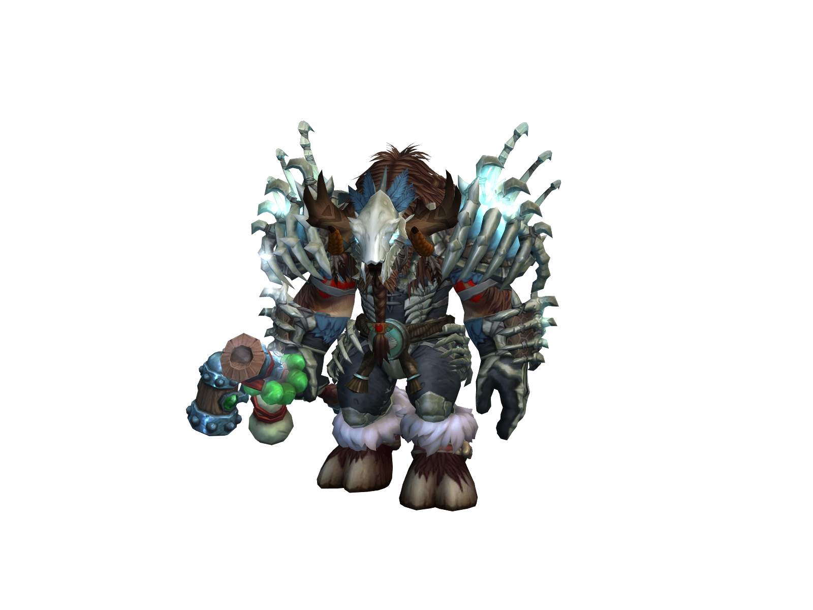 Chibull 3D character render