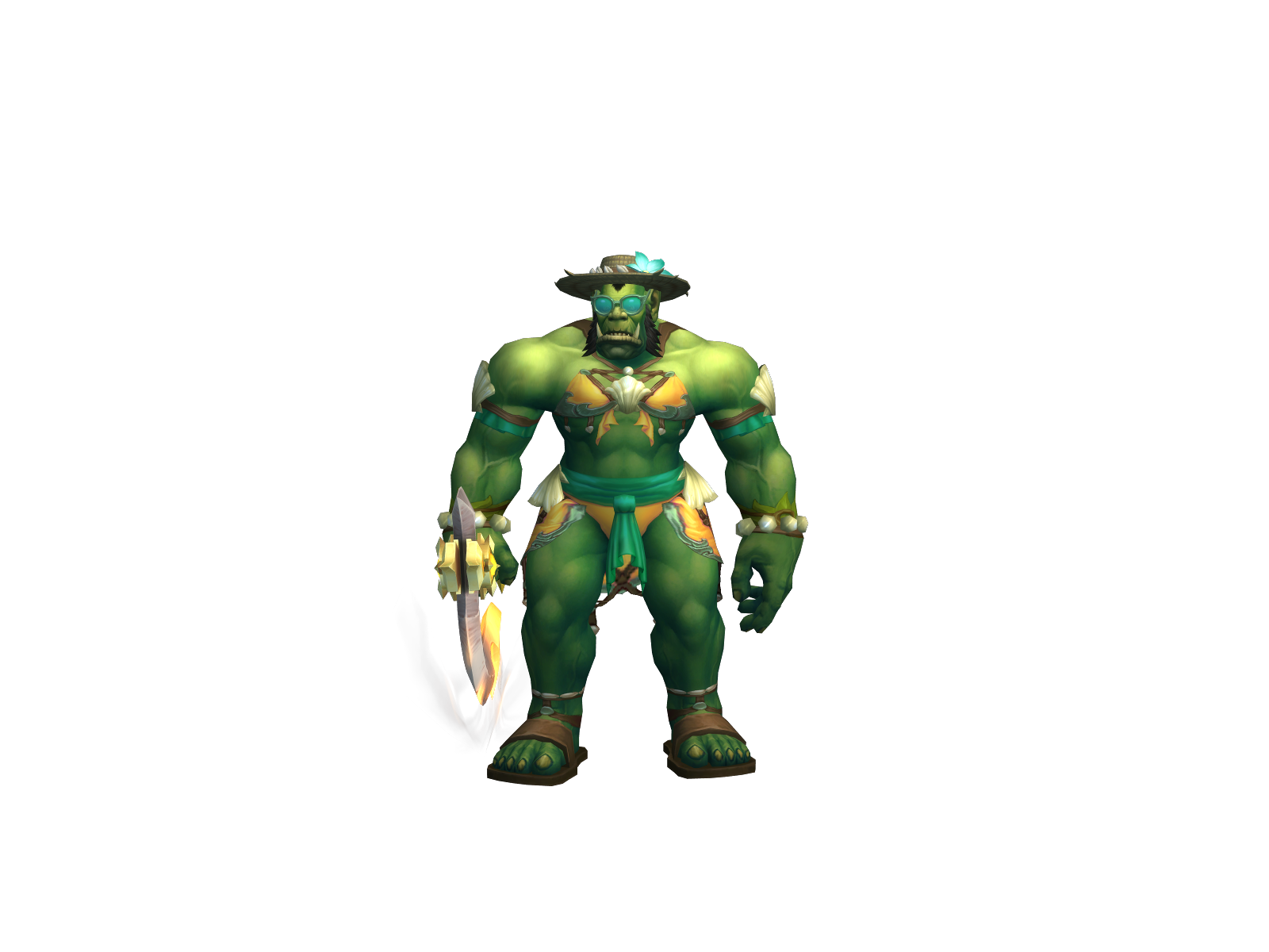 Notkurochan 3D character render
