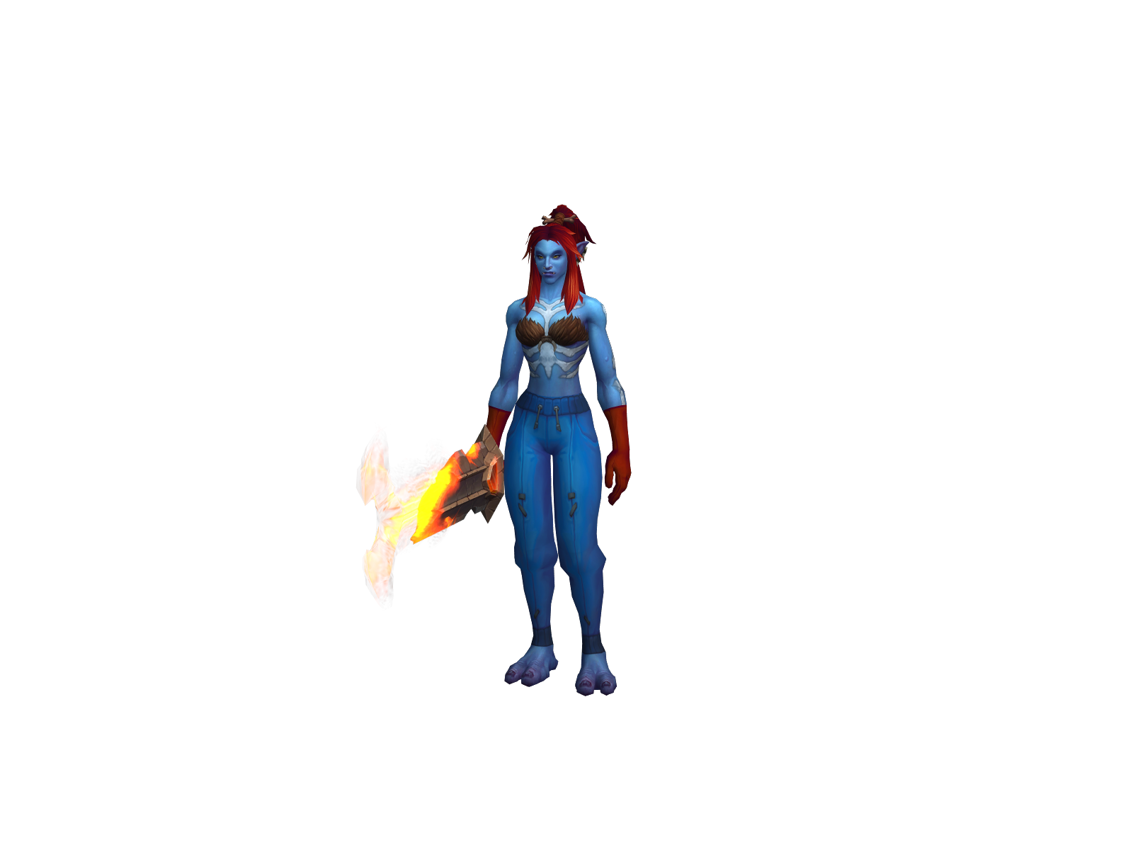 Wankchamp 3D character render