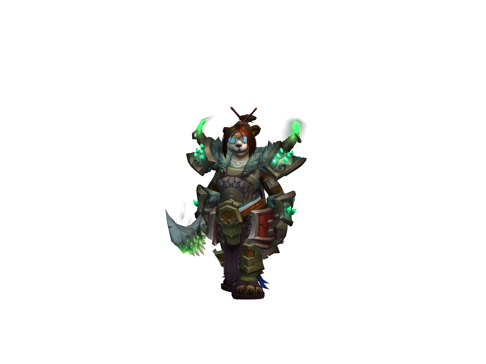 Jjojowar 3D character render