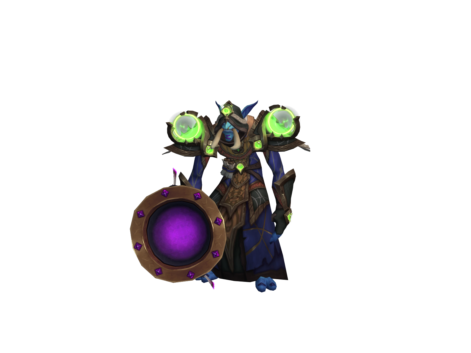 Shroomey 3D character render