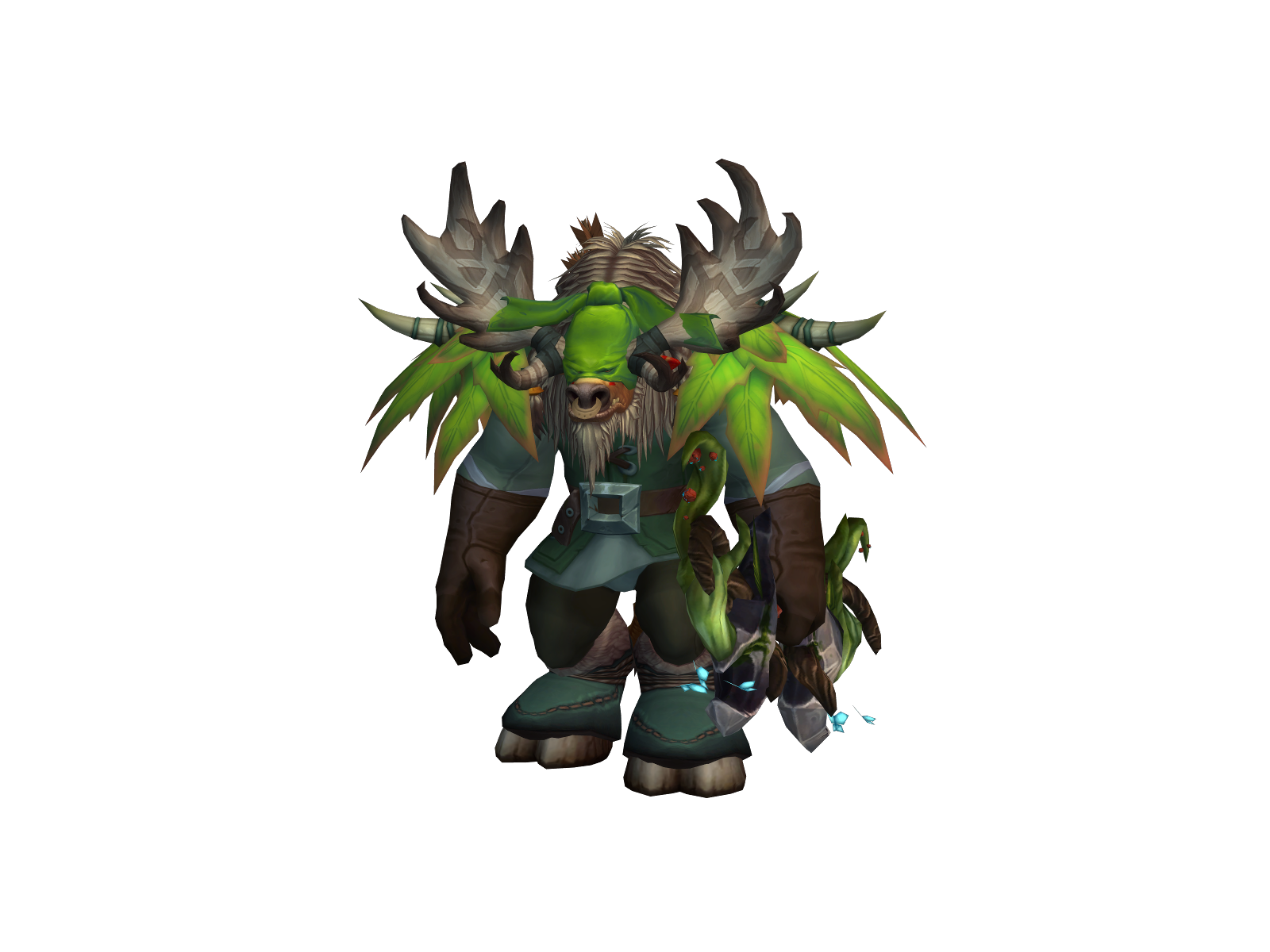 Aggbattery 3D character render