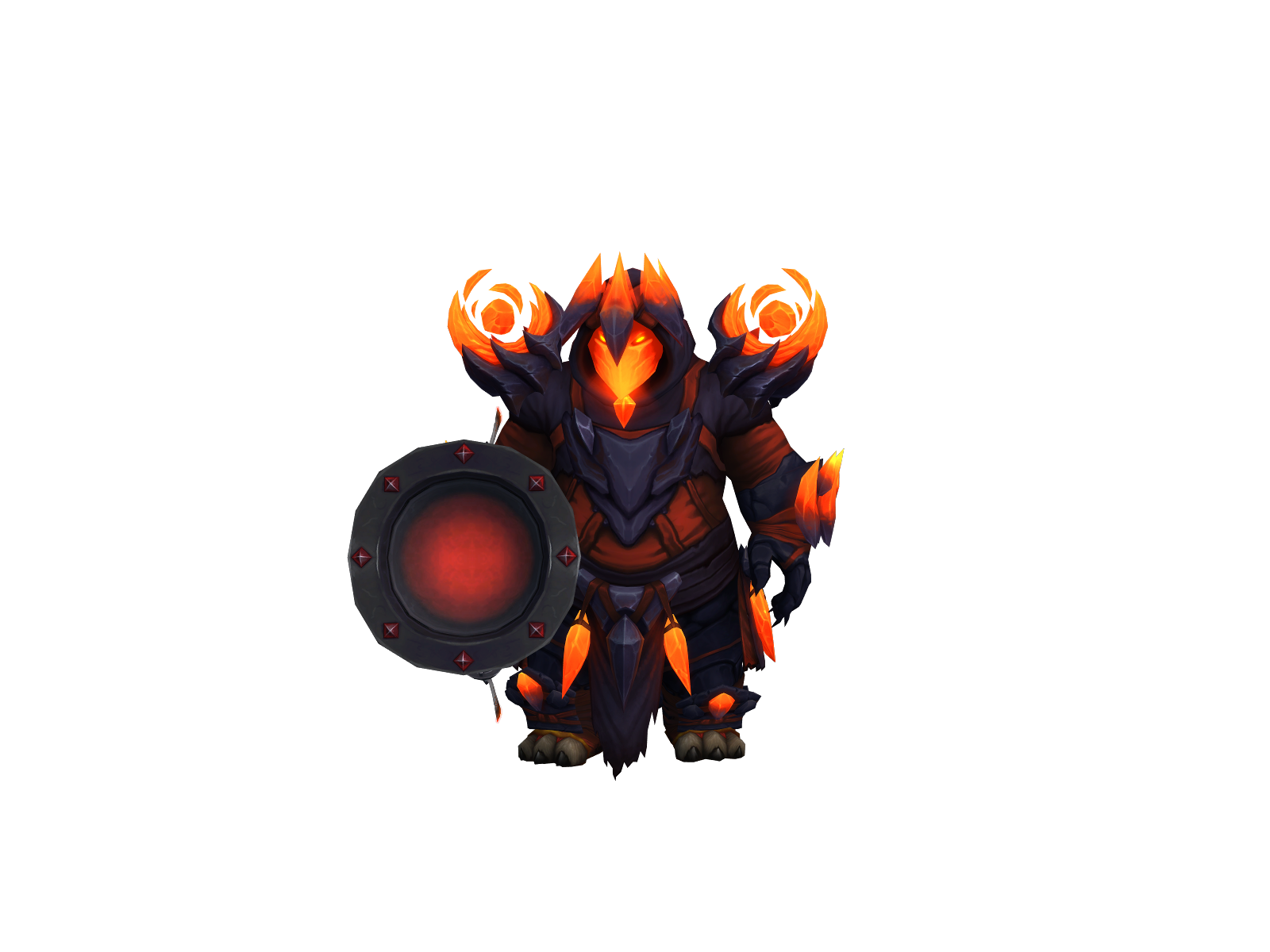 Lampsmell 3D character render