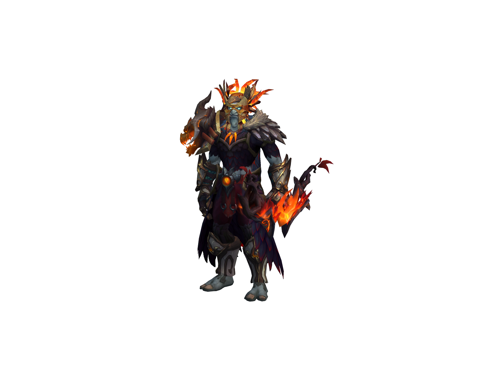 Daemond 3D character render