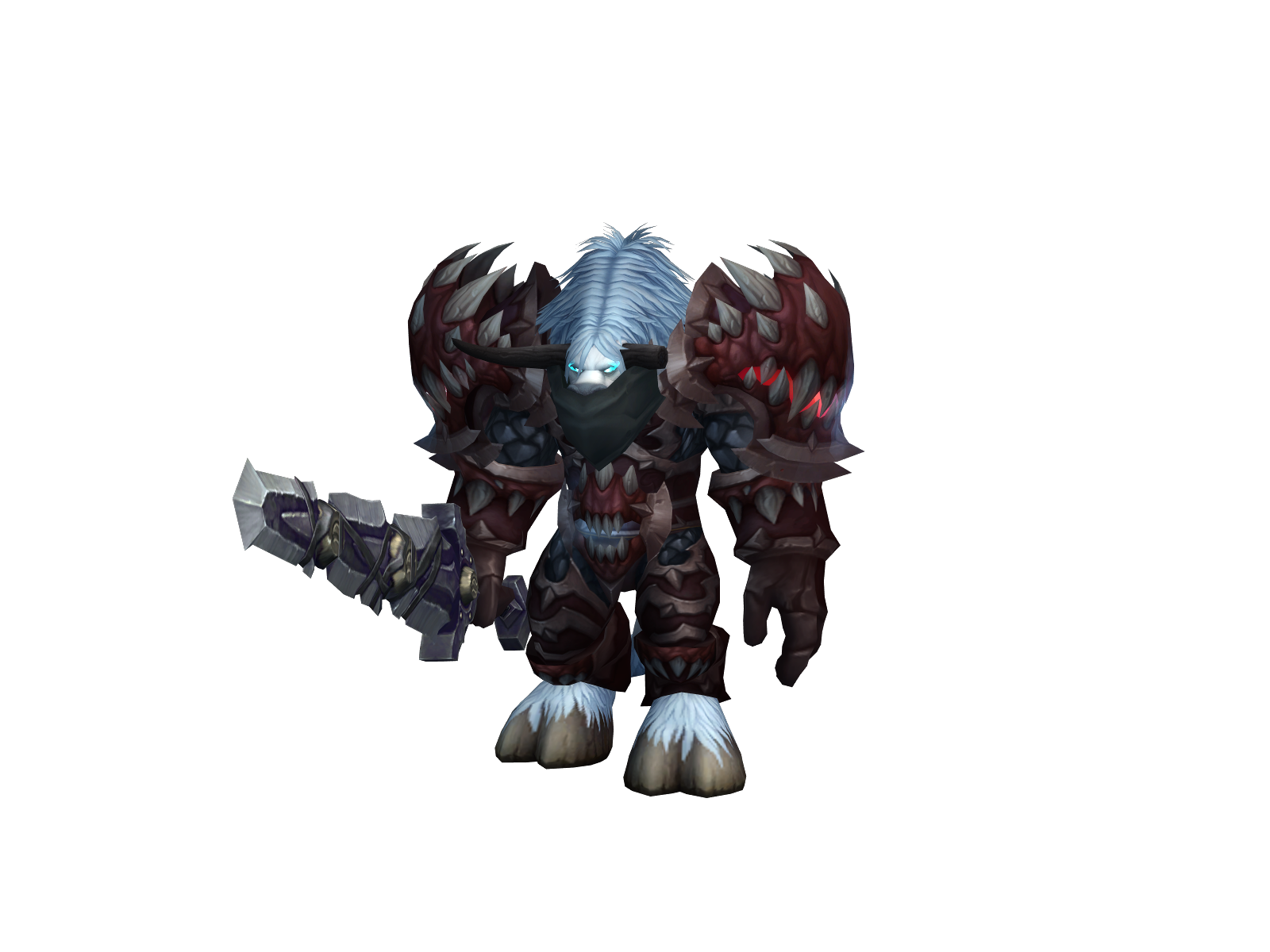 Tauntaun 3D character render