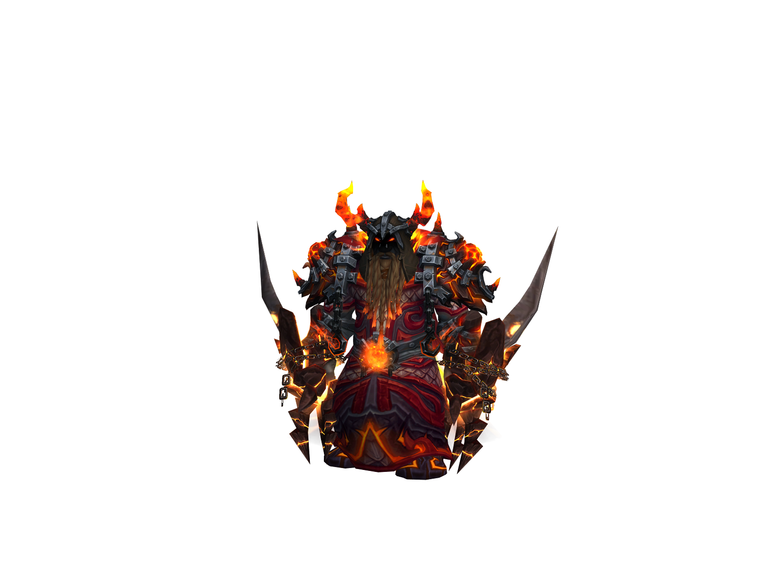 Hozzbursts 3D character render