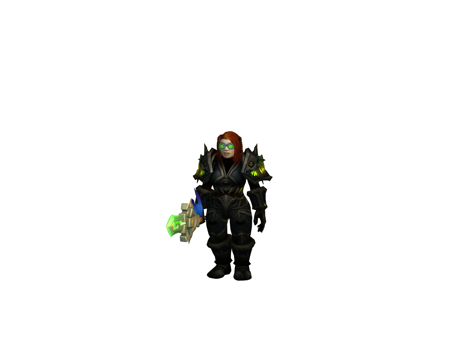 Backtrap 3D character render