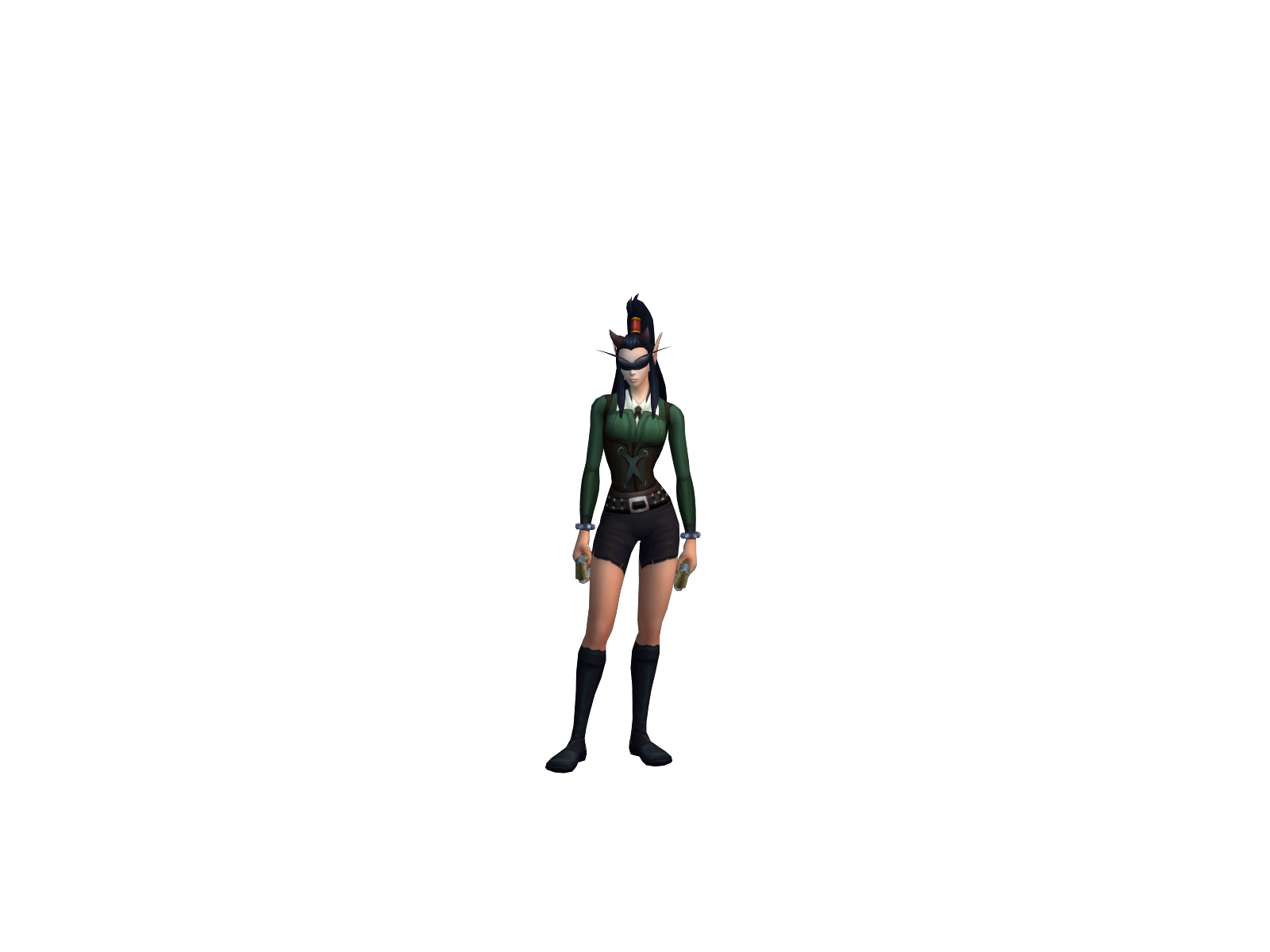 Nyssarissa 3D character render