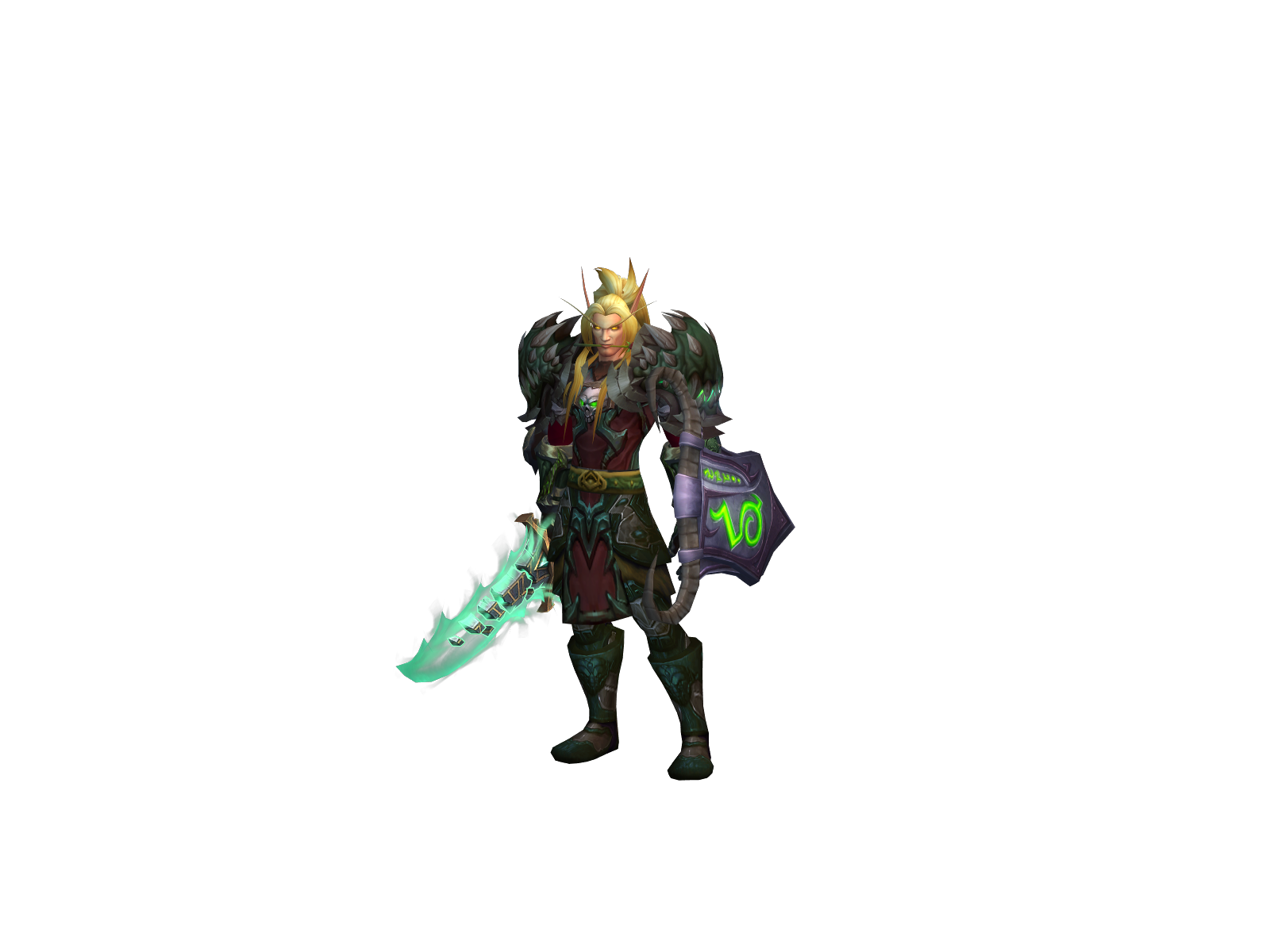 Wtspork 3D character render
