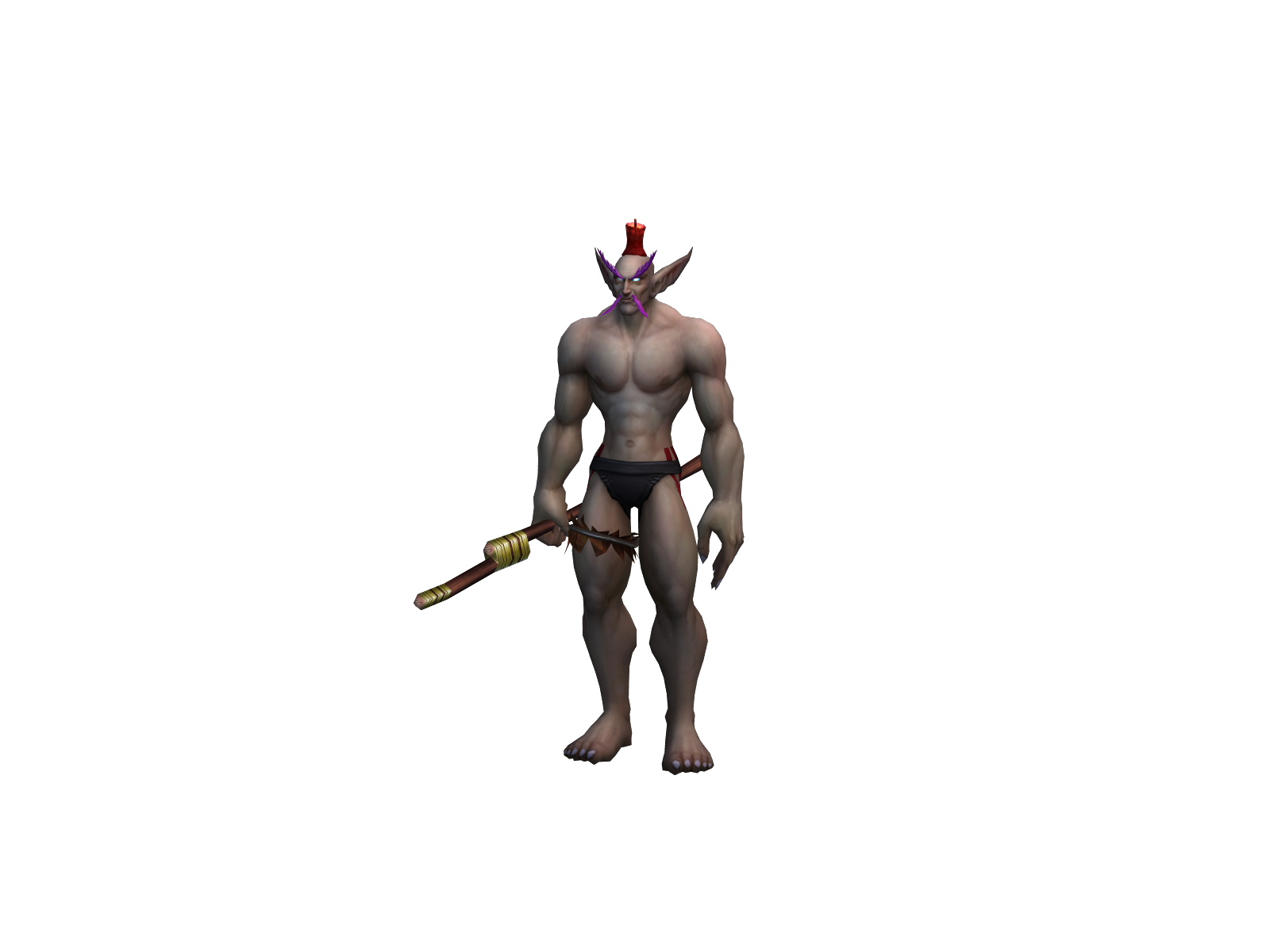 Tlanquility 3D character render