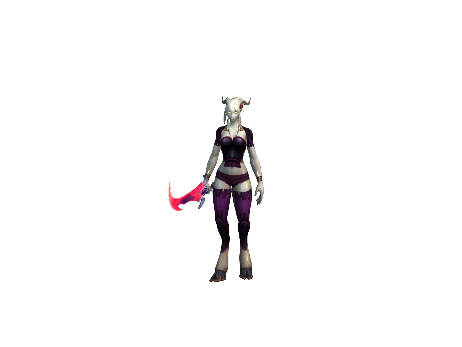 Hollabáckgrl 3D character render