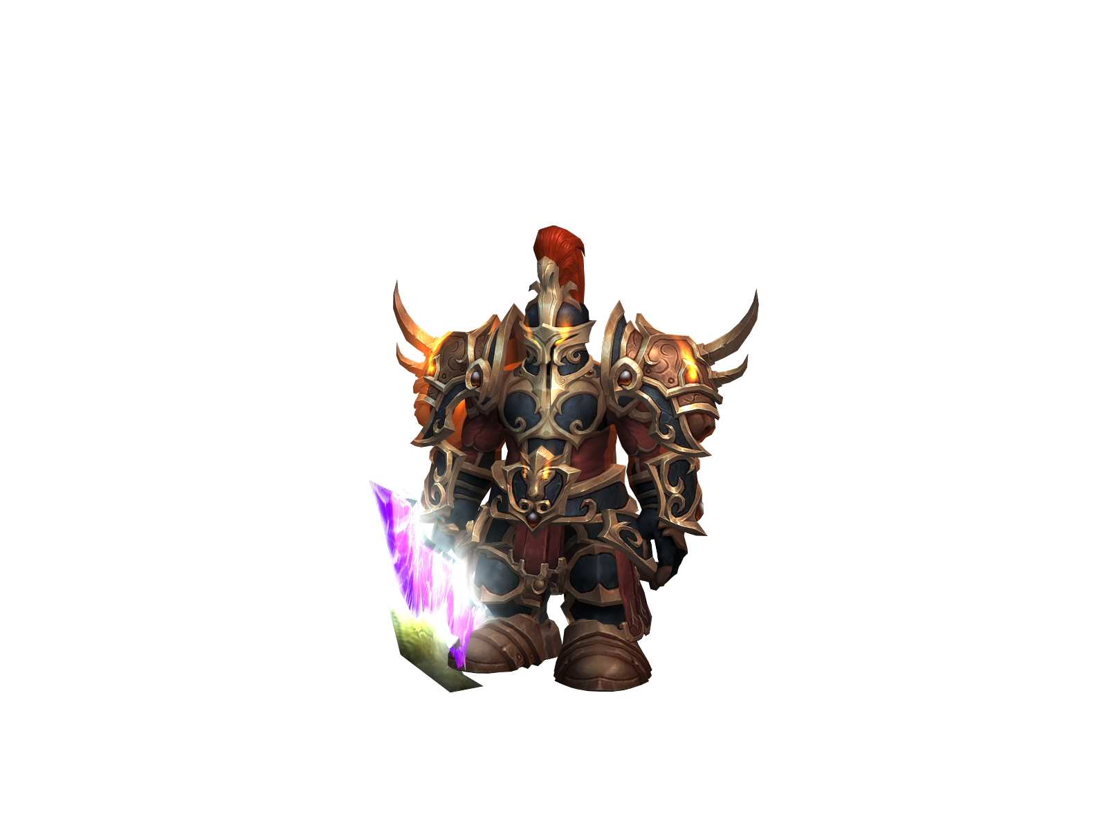 Decopaladin 3D character render