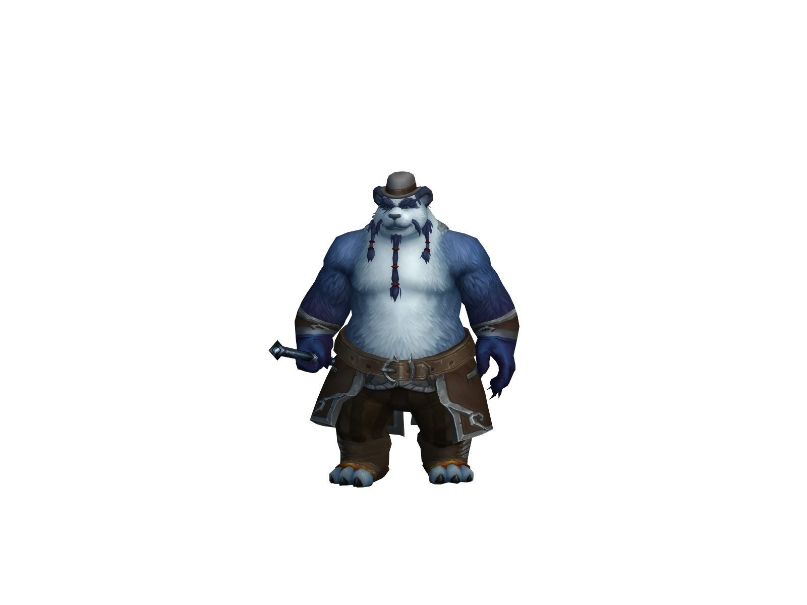 Palmada 3D character render