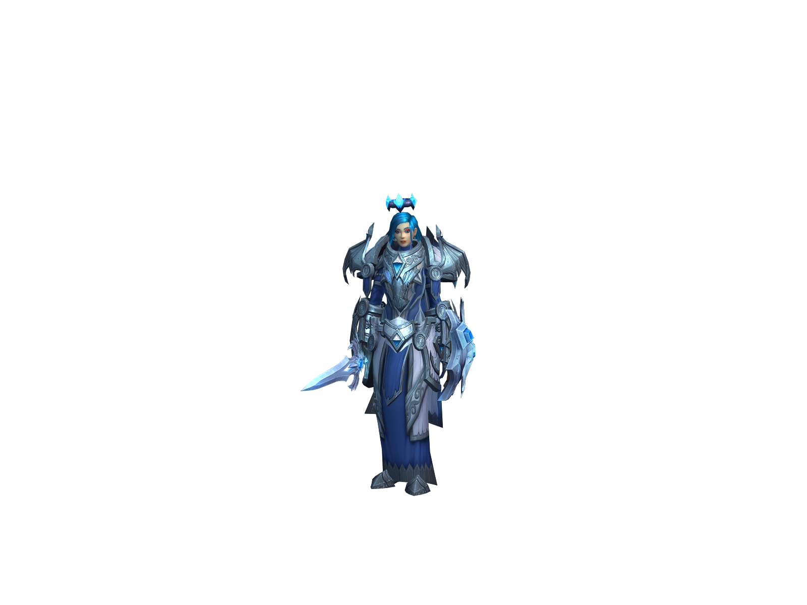 Calia 3D character render