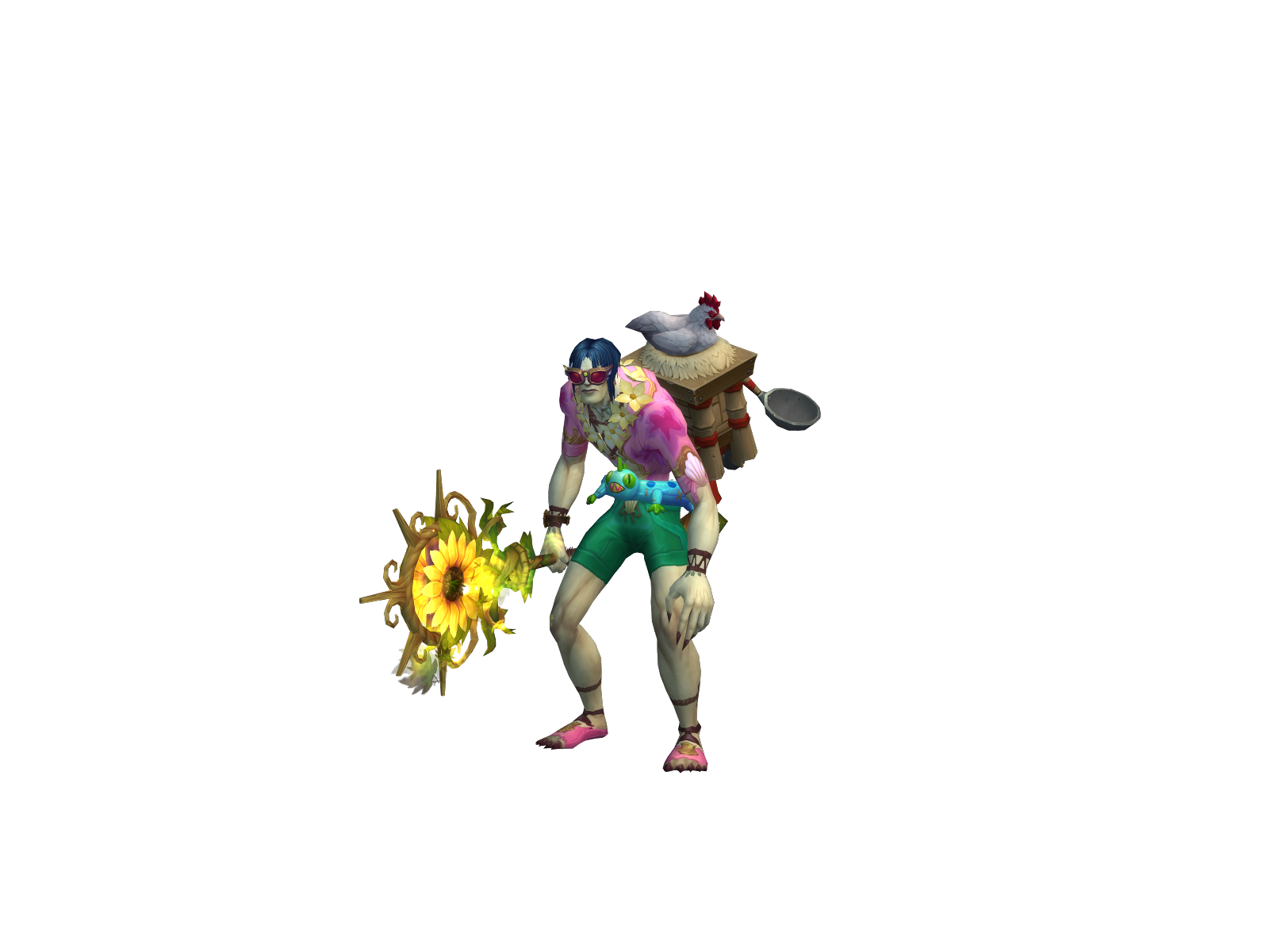 Gaekkuljaem 3D character render