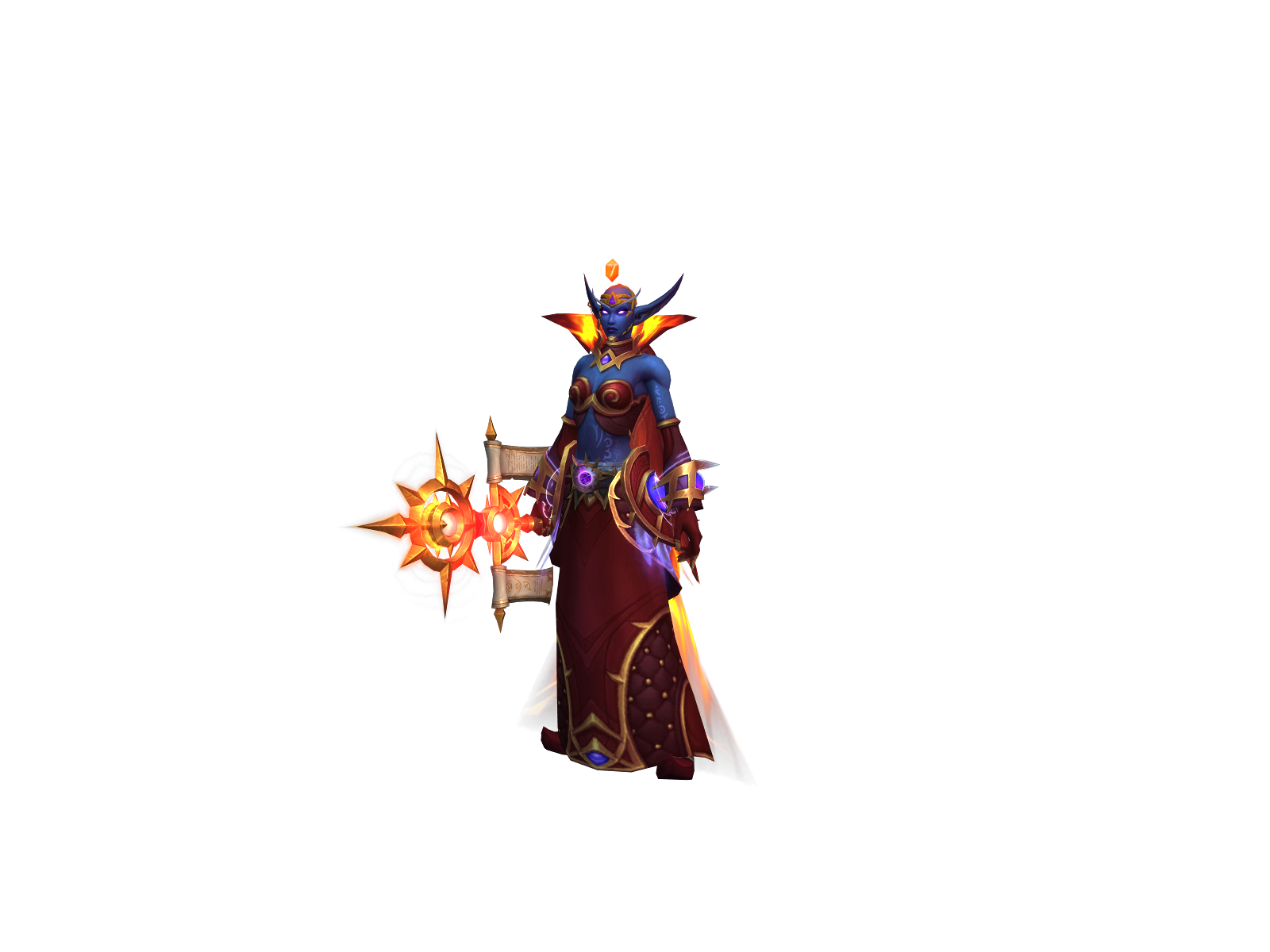 Noiraelys 3D character render