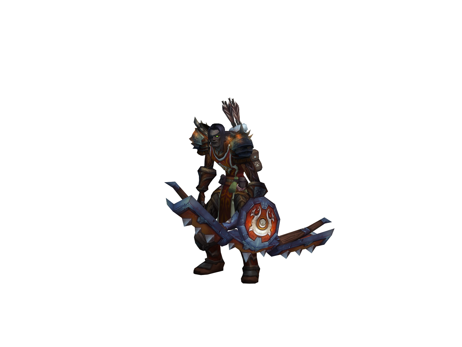 Kranked 3D character render