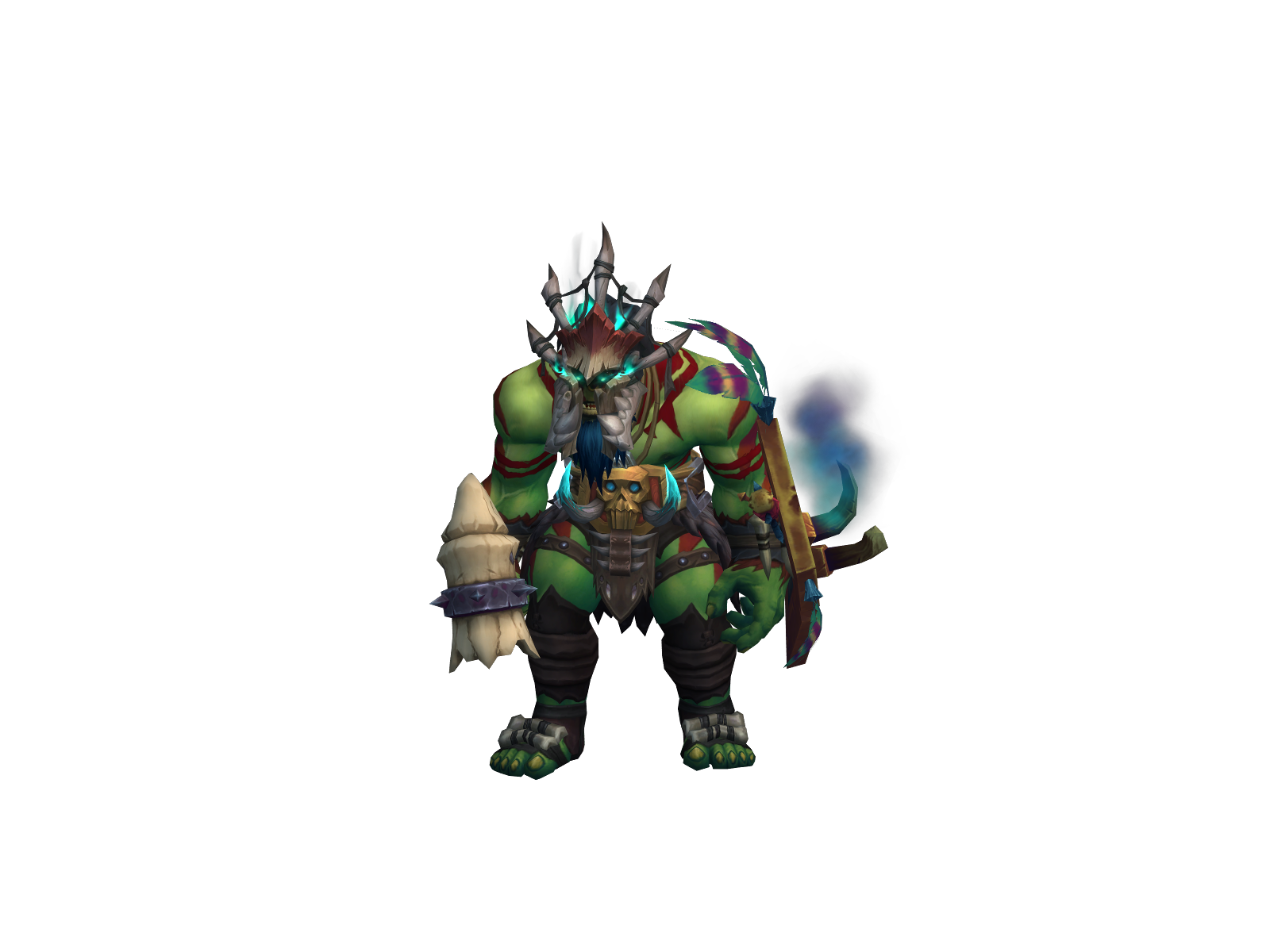 Petriichor 3D character render