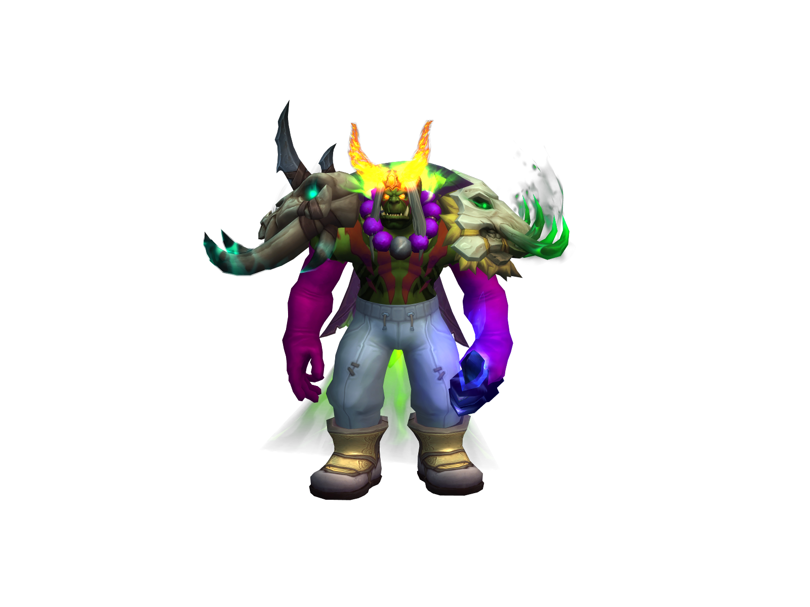 Abyssfire 3D character render