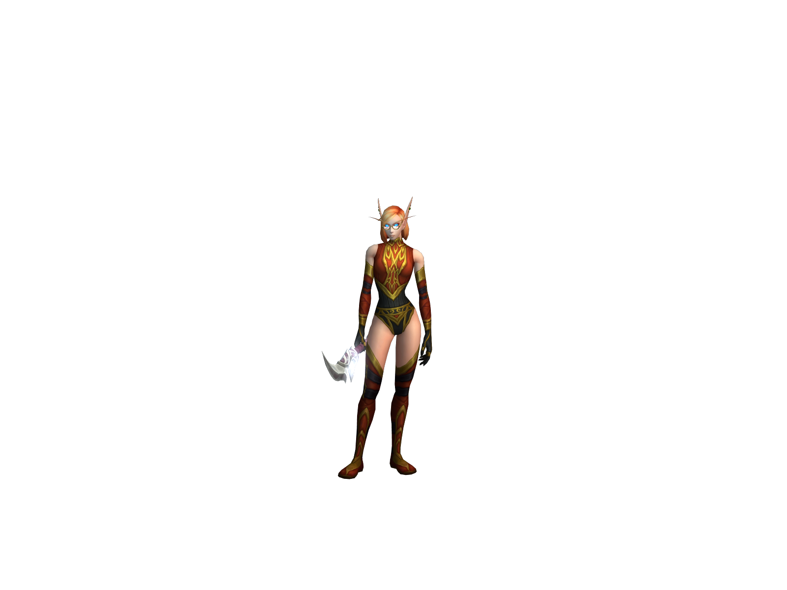 Hallowbee 3D character render