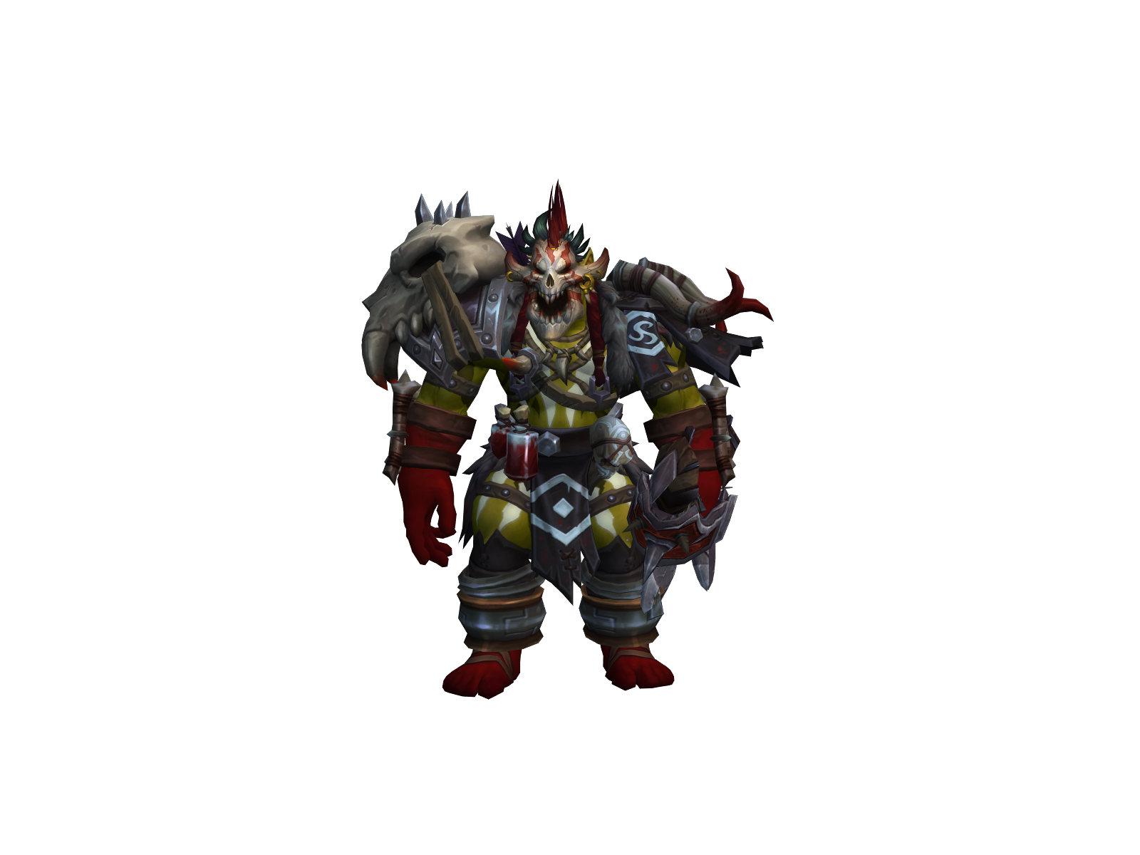 Shadowfangs 3D character render