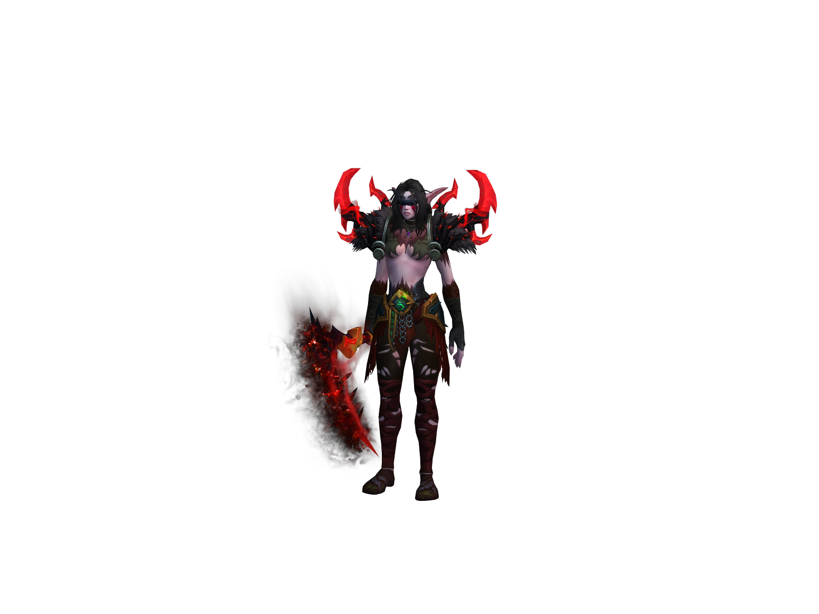Yeshilo 3D character render