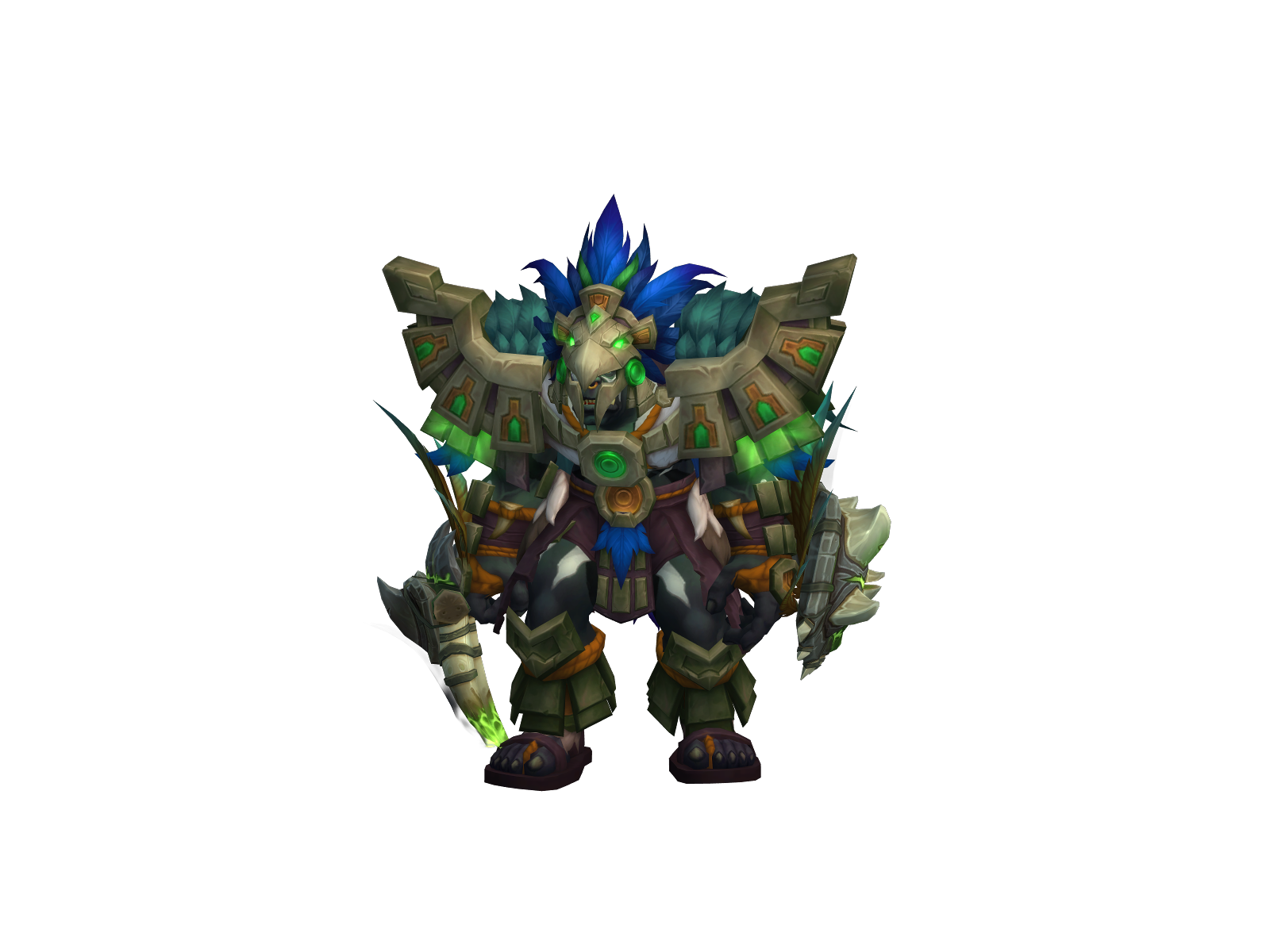 Chídørí 3D character render