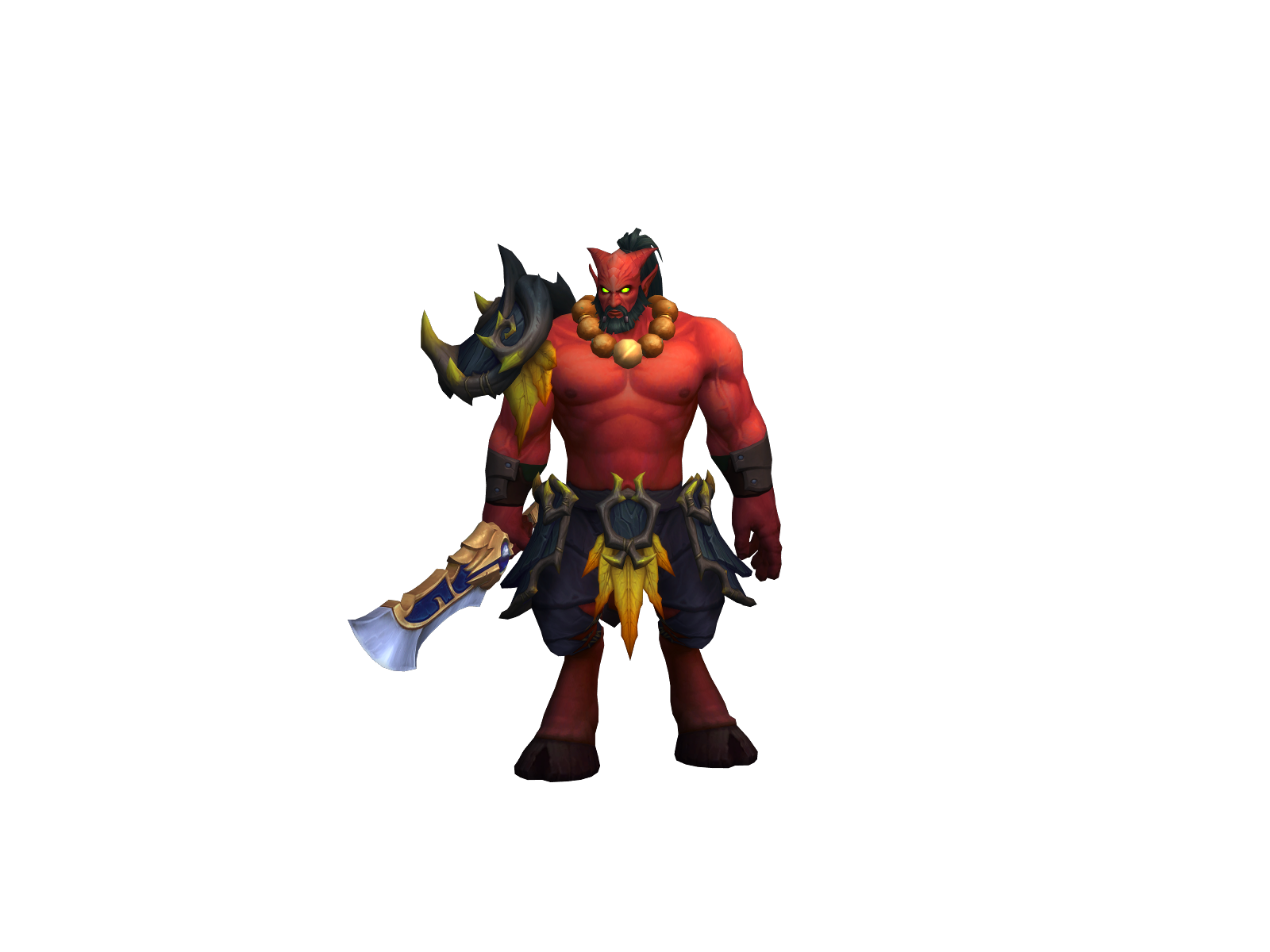 Rockmoninoff 3D character render