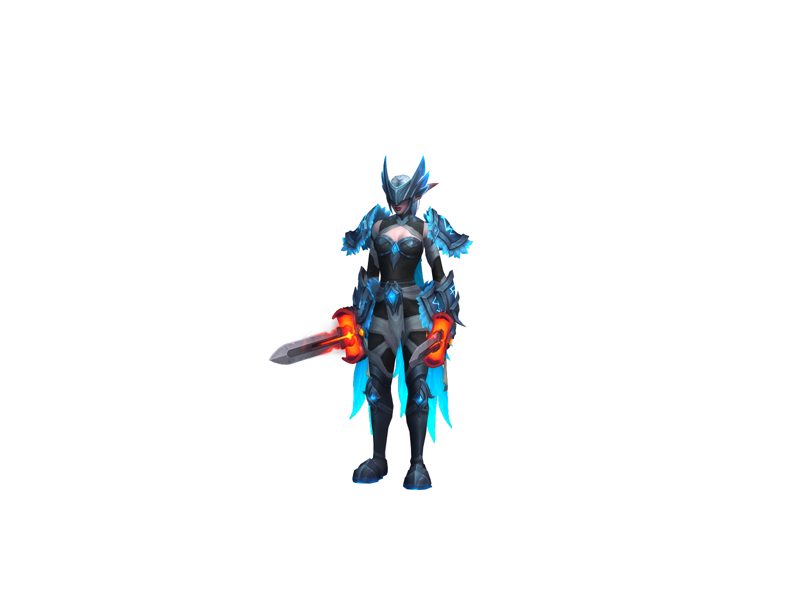 Shadowkiss 3D character render